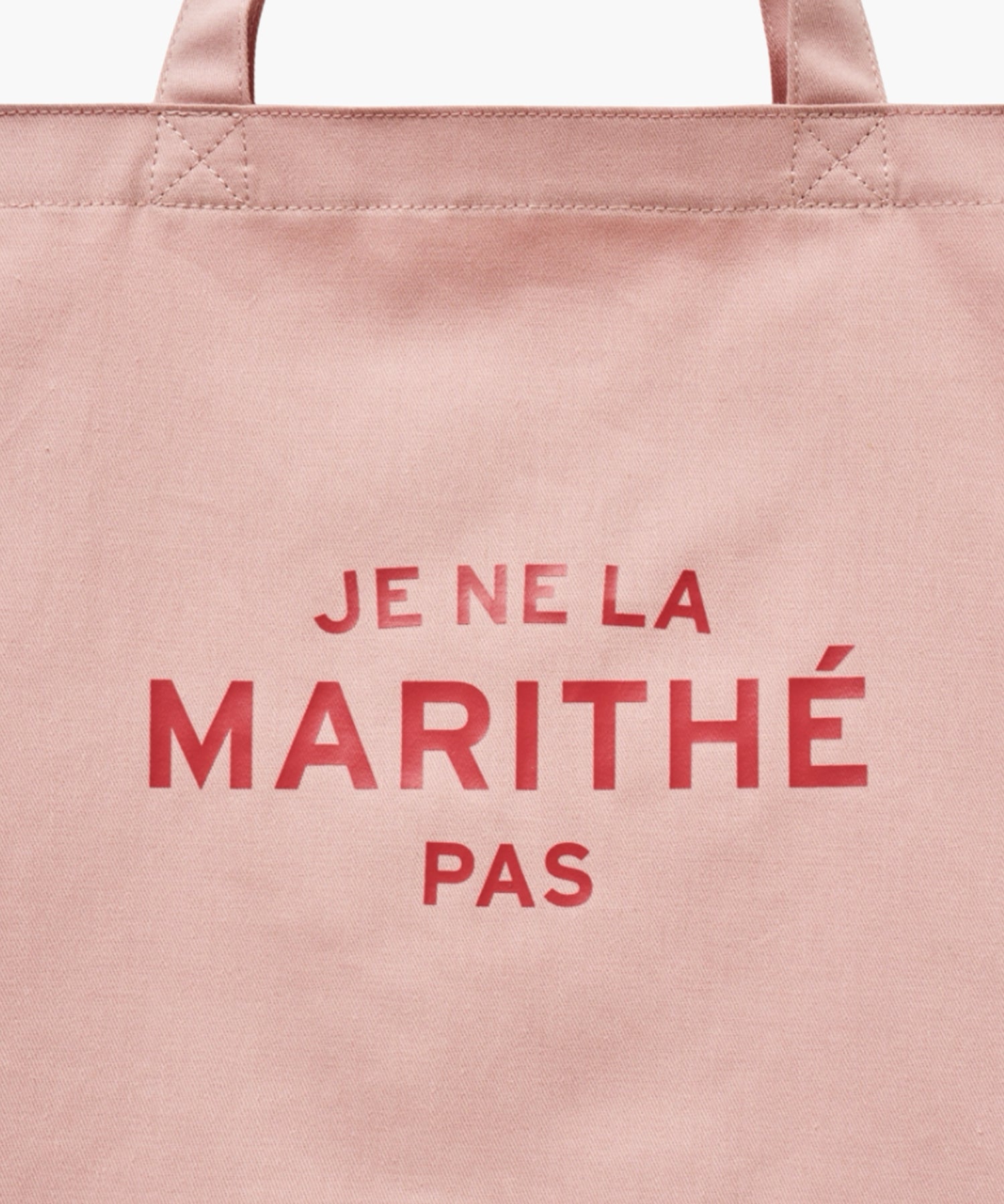 Marithe & Francois Girbaud - Je Ne La Eco Bag (Baby Pink) product image 3 | TRAB K-Fashion Australia