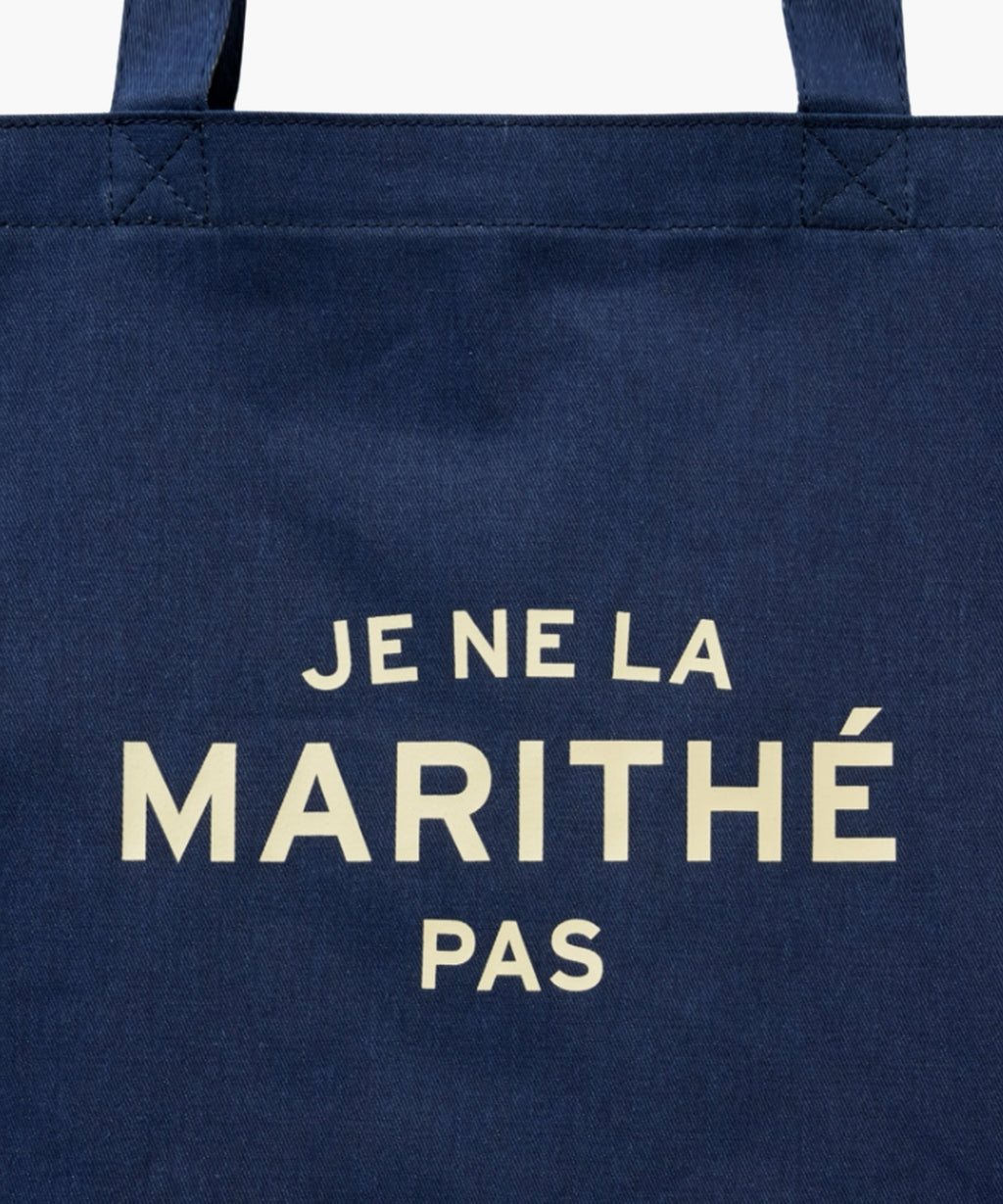 Marithe & Francois Girbaud - Je Ne La Eco Bag (Blue) product image 3 | TRAB K-Fashion Australia