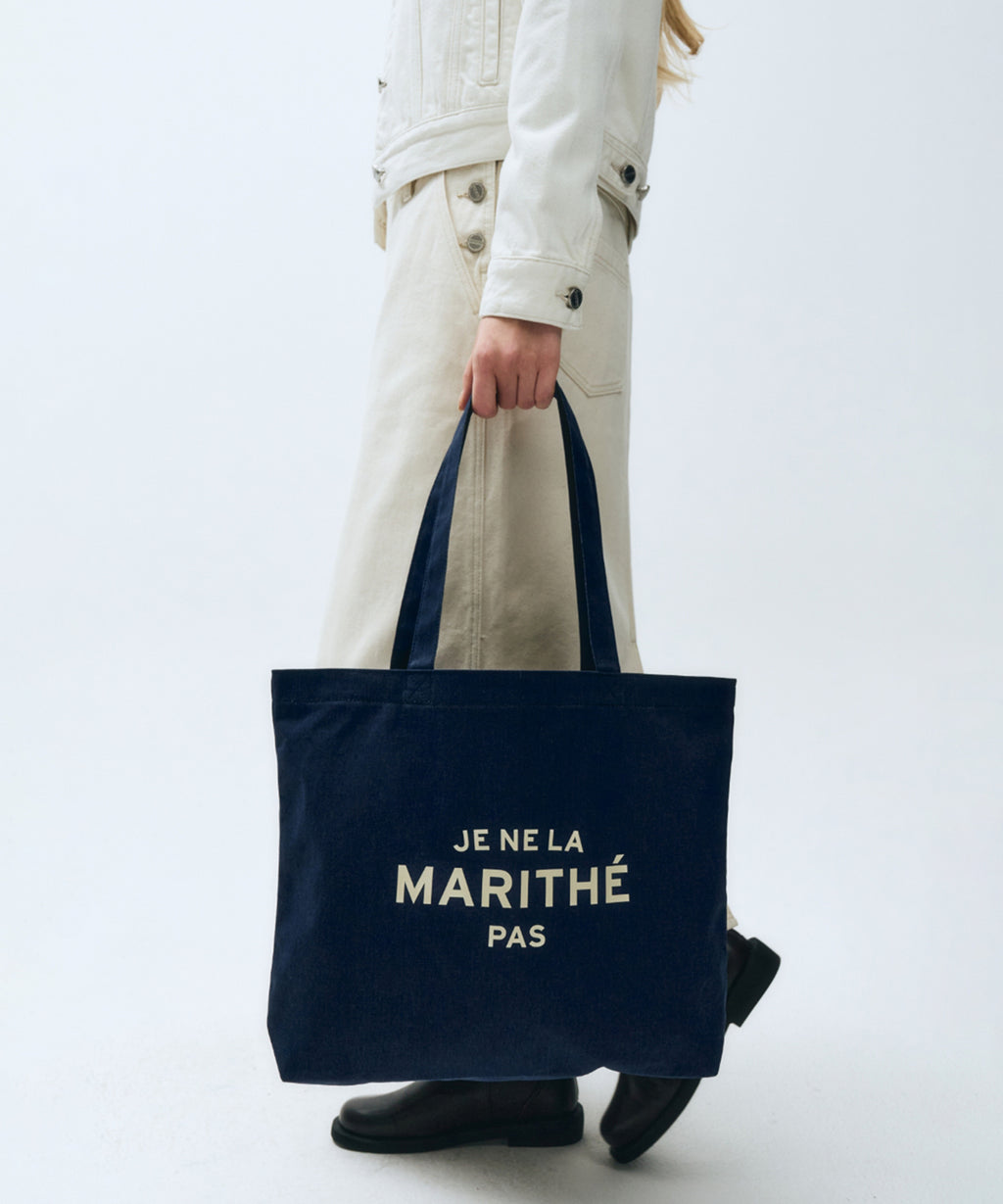 Marithe & Francois Girbaud - Je Ne La Eco Bag (Blue) product image 6 | TRAB K-Fashion Australia