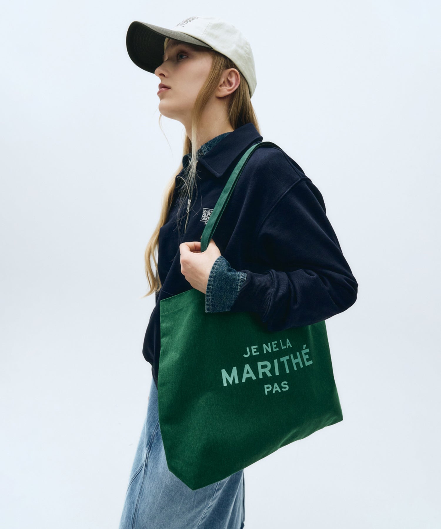 Marithe & Francois Girbaud - Je Ne La Eco Bag (Green) product image 6 | TRAB K-Fashion Australia