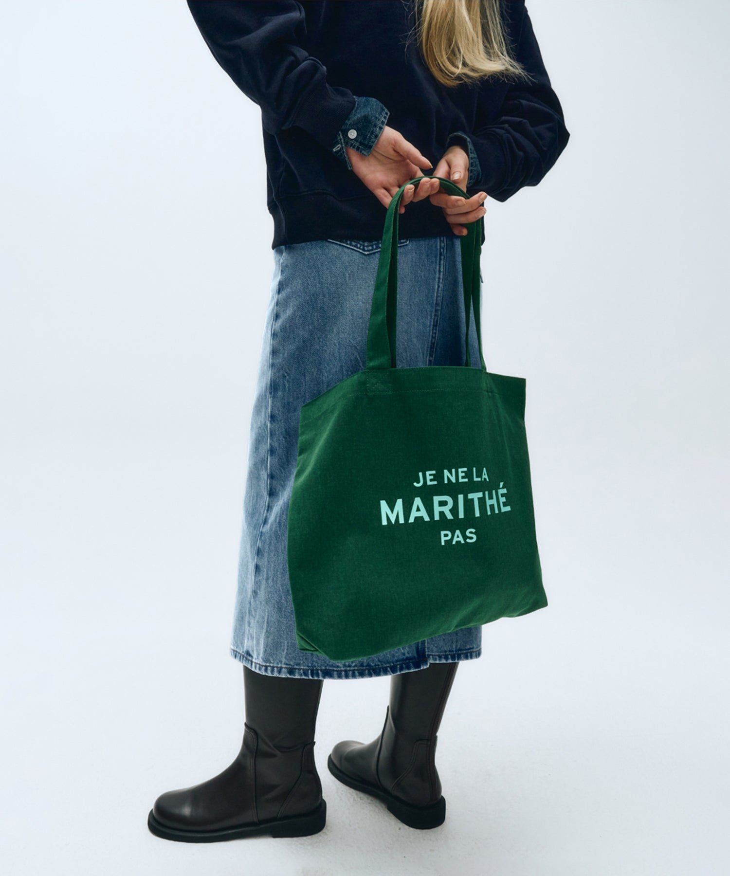 Marithe & Francois Girbaud - Je Ne La Eco Bag (Green) product image 8 | TRAB K-Fashion Australia