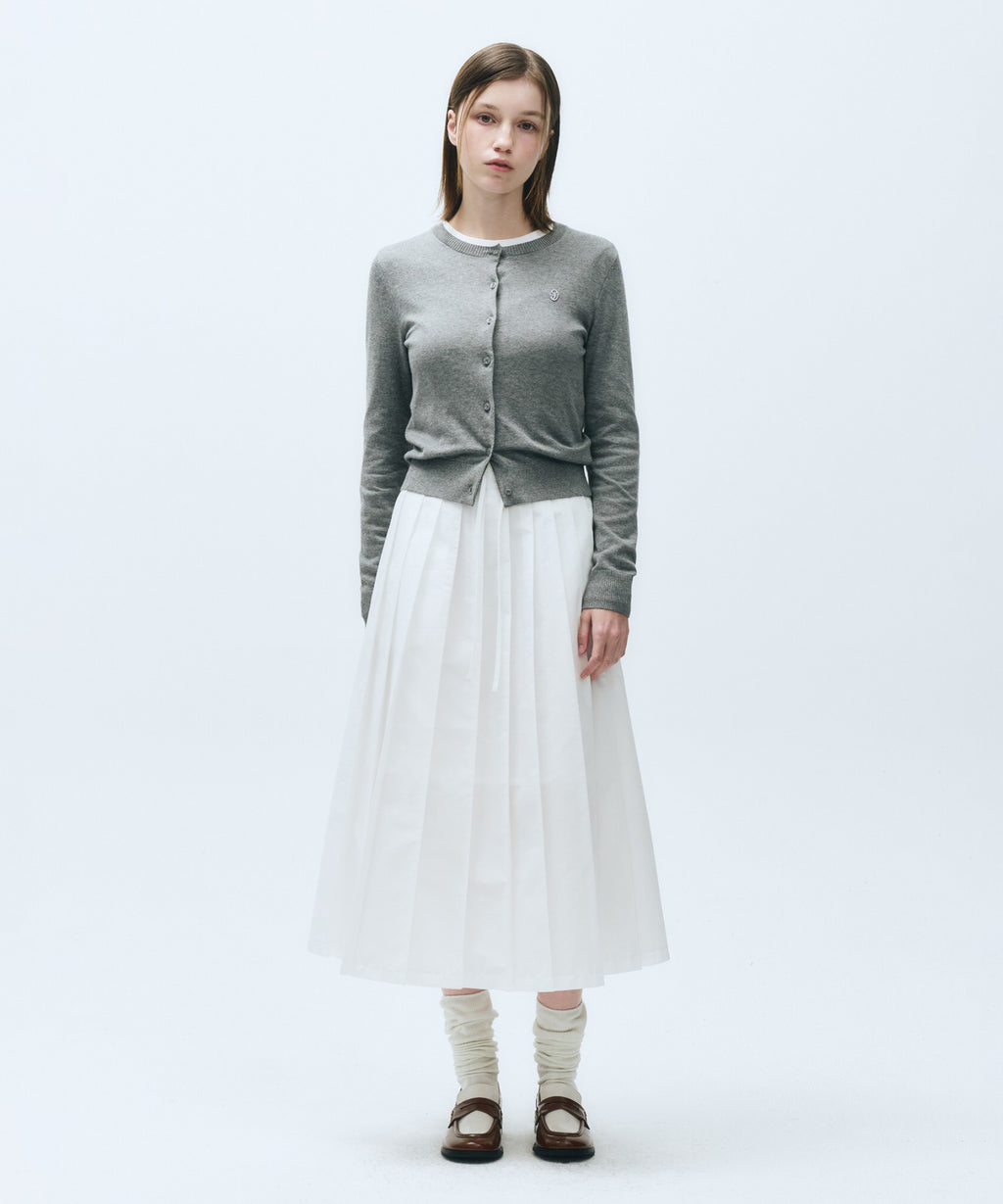 Marithe & Francois Girbaud - Round Neck Cardigan (Gray) product image 4 | TRAB K-Fashion Australia