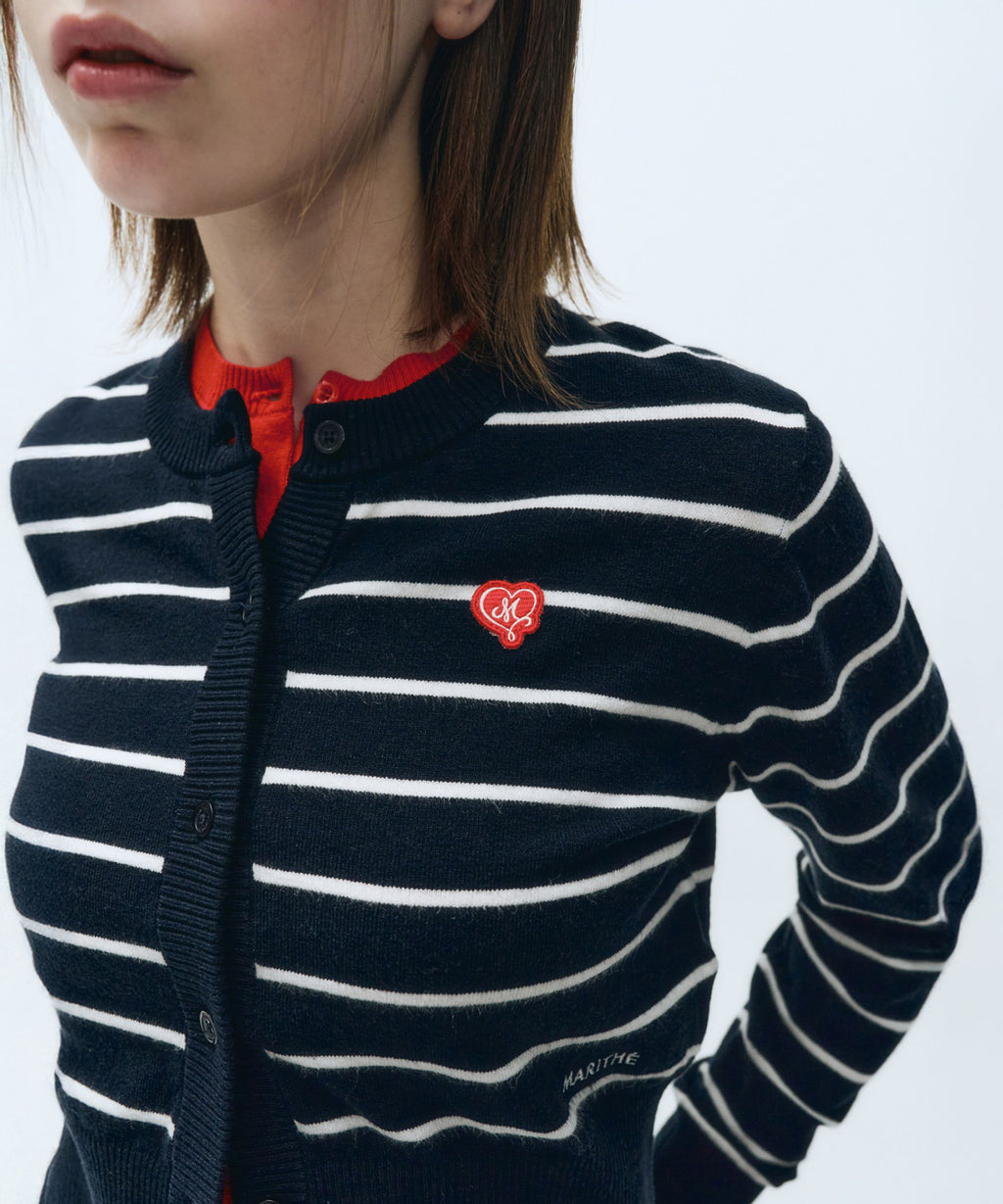 Marithe & Francois Girbaud - Stripe Knit (Navy) product image 6 | TRAB K-Fashion Australia