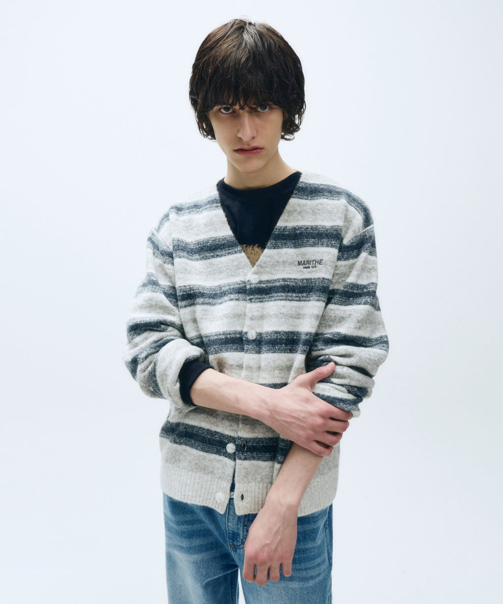 Marithe & Francois Girbaud - Multi Str Cardigan (Sky Blue) product image 2 | TRAB K-Fashion Australia