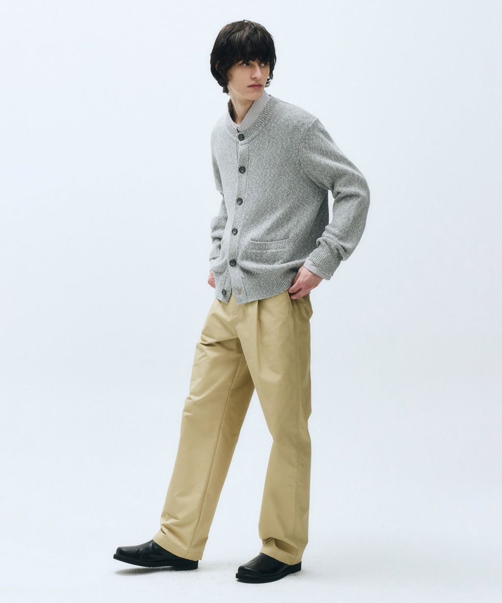 Marithe & Francois Girbaud - Crew Neck Cardigan (Light Gray) product image 3 | TRAB K-Fashion Australia