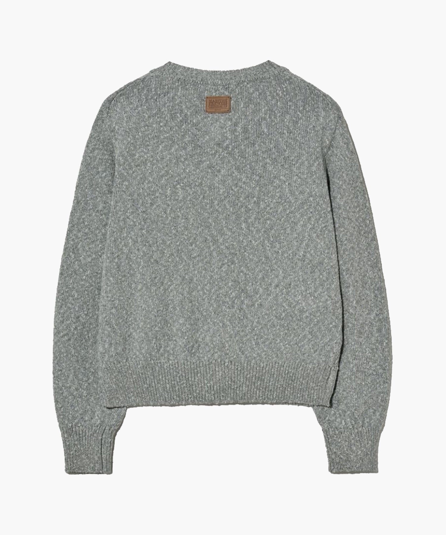 Marithe & Francois Girbaud - Crew Neck Cardigan (Light Gray) product image 9 | TRAB K-Fashion Australia