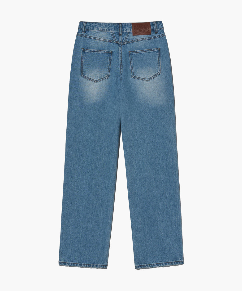 Marithe & Francois Girbaud - Damaged Washed Denim Pants (Blue) product image 8 | TRAB K-Fashion Australia