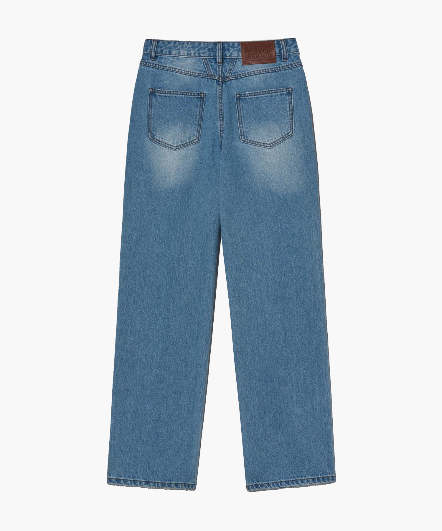 Marithe & Francois Girbaud - Damaged Washed Denim Pants (Blue) product image 8 | TRAB K-Fashion Australia