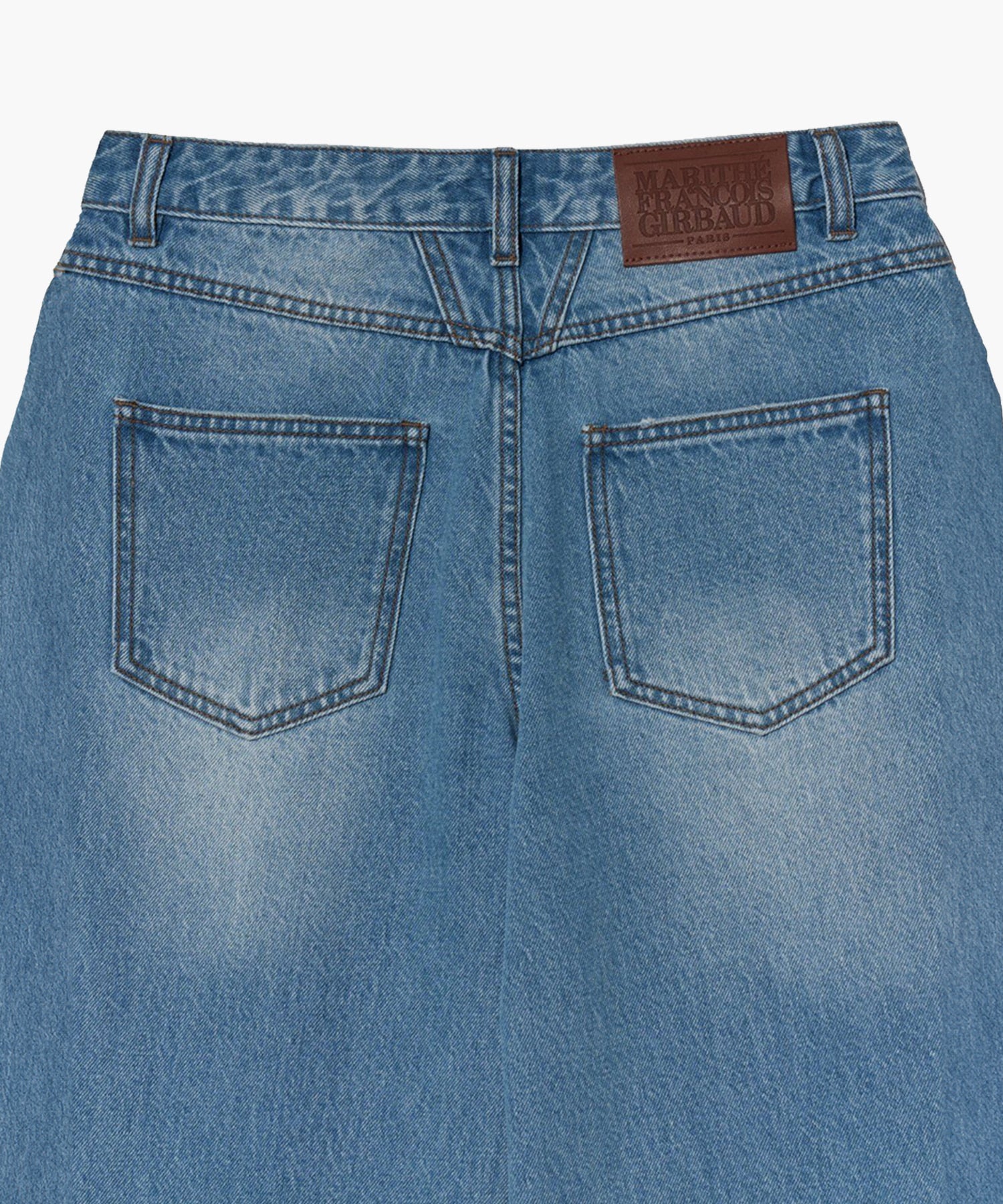 Marithe & Francois Girbaud - Damaged Washed Denim Pants (Blue) product image 10 | TRAB K-Fashion Australia