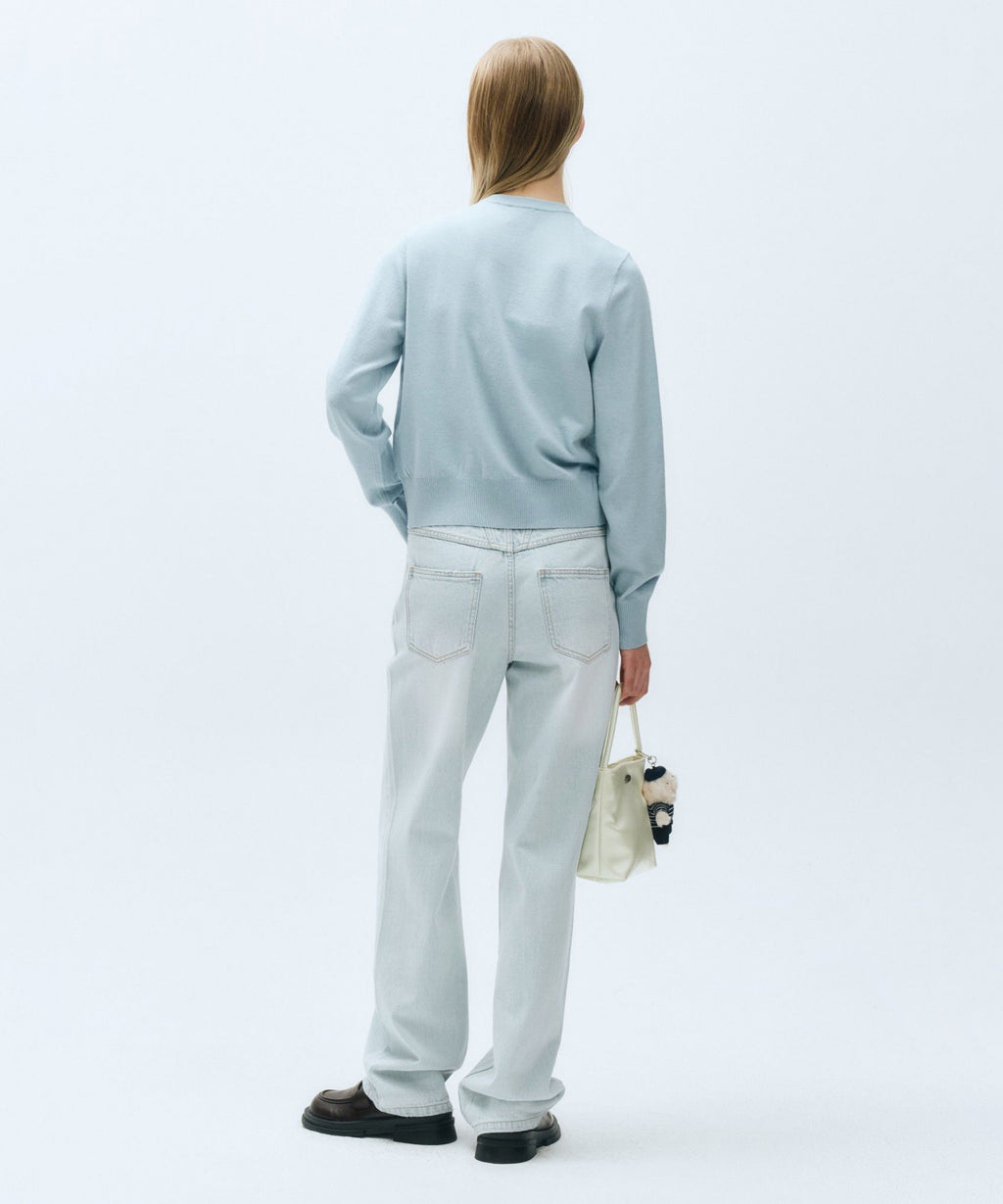 Marithe & Francois Girbaud - Damaged Washed Denim Pants (Light Blue) product image 5 | TRAB K-Fashion Australia