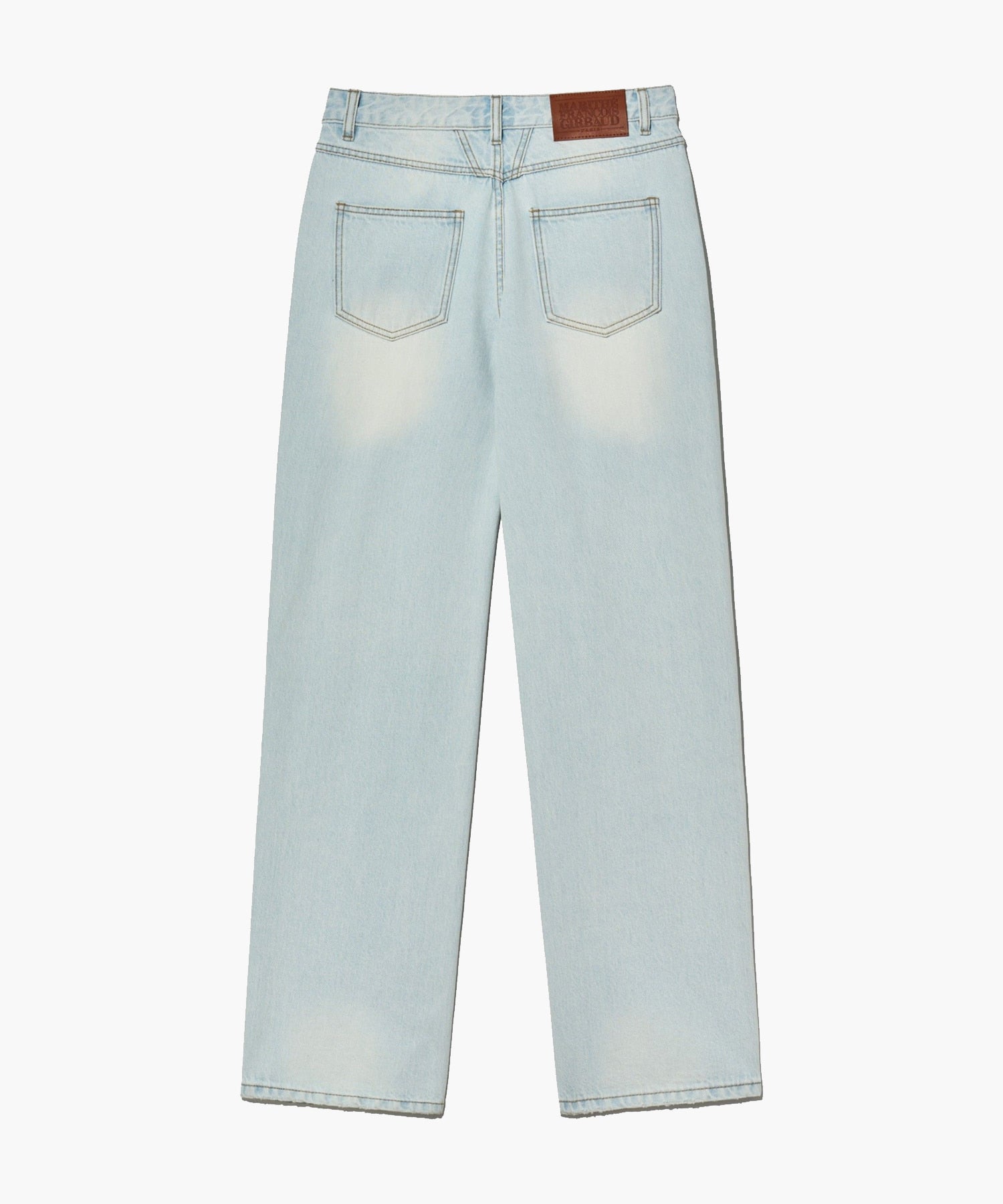Marithe & Francois Girbaud - Damaged Washed Denim Pants (Light Blue) product image 10 | TRAB K-Fashion Australia