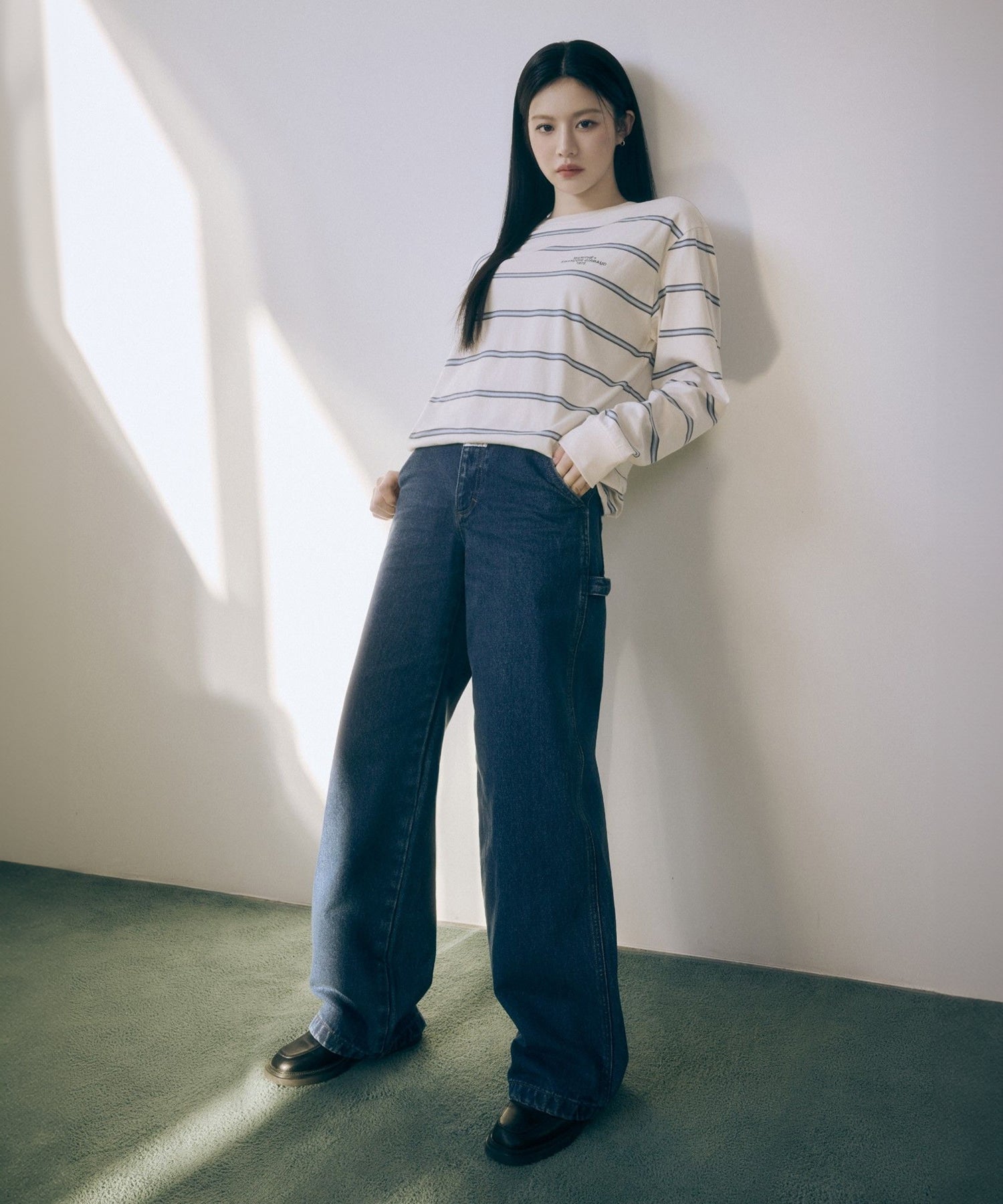 Marithe & Francois Girbaud - Carpenter Denim Pants (Blue) product image 1 | TRAB K-Fashion Australia