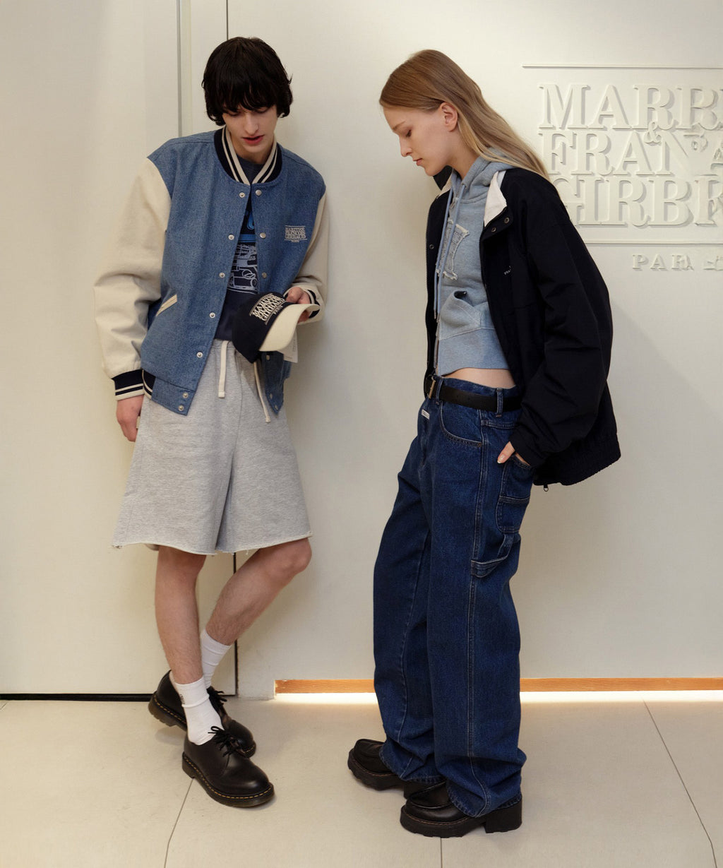 Marithe & Francois Girbaud - Carpenter Denim Pants (Blue) product image 3 | TRAB K-Fashion Australia
