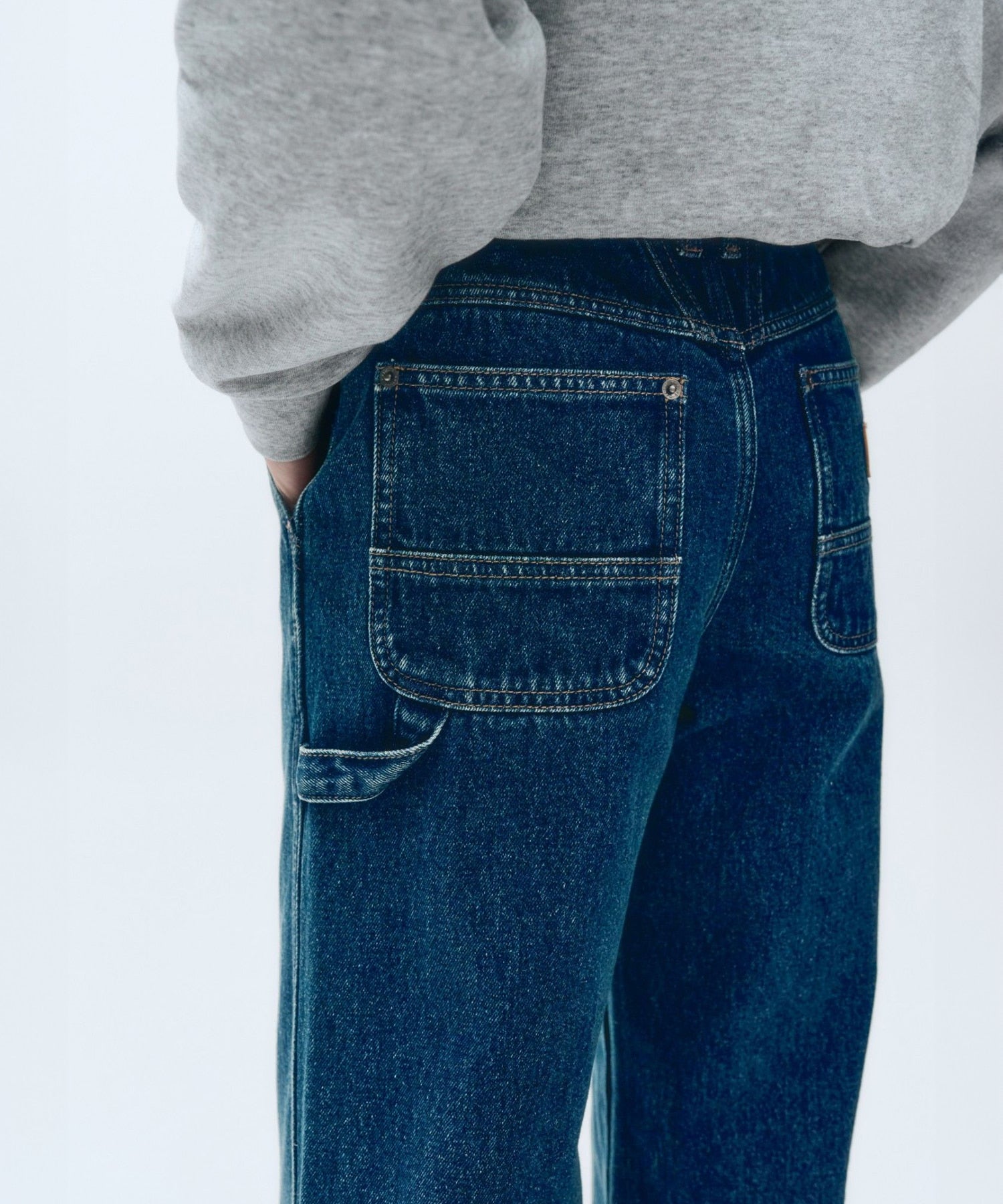 Marithe & Francois Girbaud - Carpenter Denim Pants (Blue) product image 9 | TRAB K-Fashion Australia