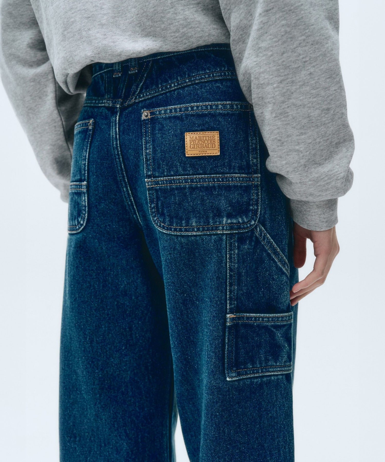 Marithe & Francois Girbaud - Carpenter Denim Pants (Blue) product image 10 | TRAB K-Fashion Australia