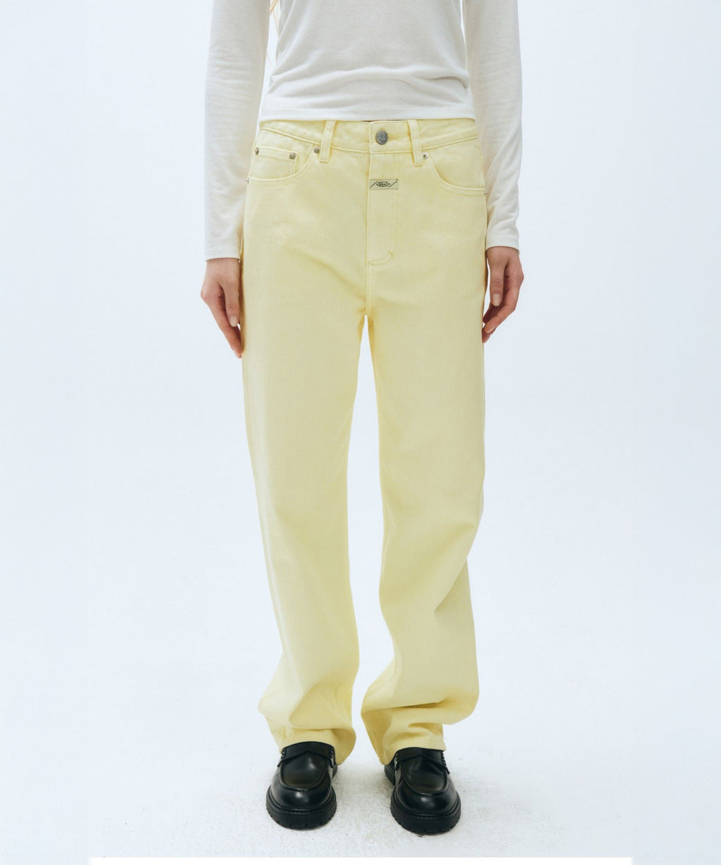 Marithe & Francois Girbaud - Colored Denim Pants (Light Yellow) product image 4 | TRAB K-Fashion Australia