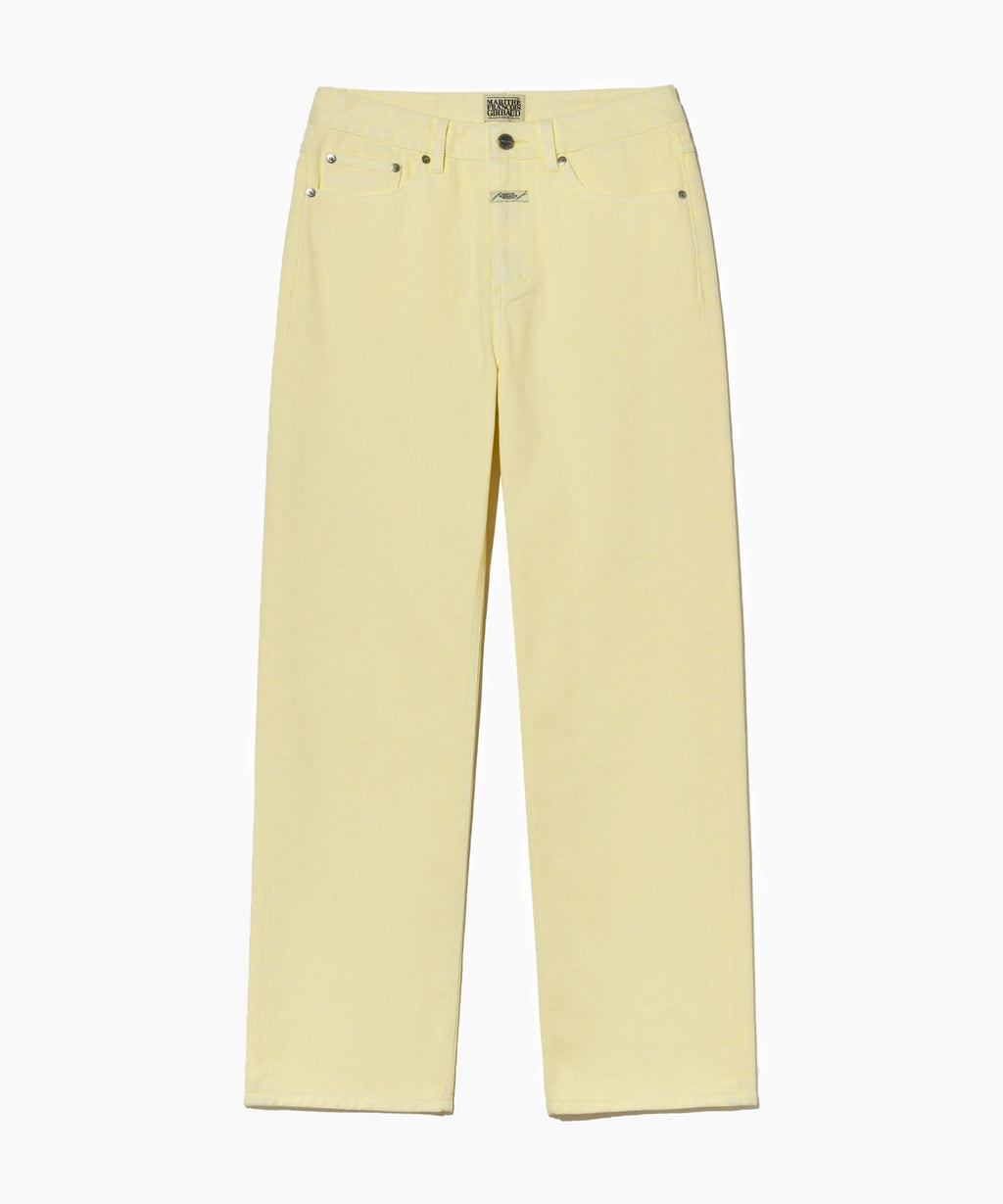 Marithe & Francois Girbaud - Colored Denim Pants (Light Yellow) product image 7 | TRAB K-Fashion Australia