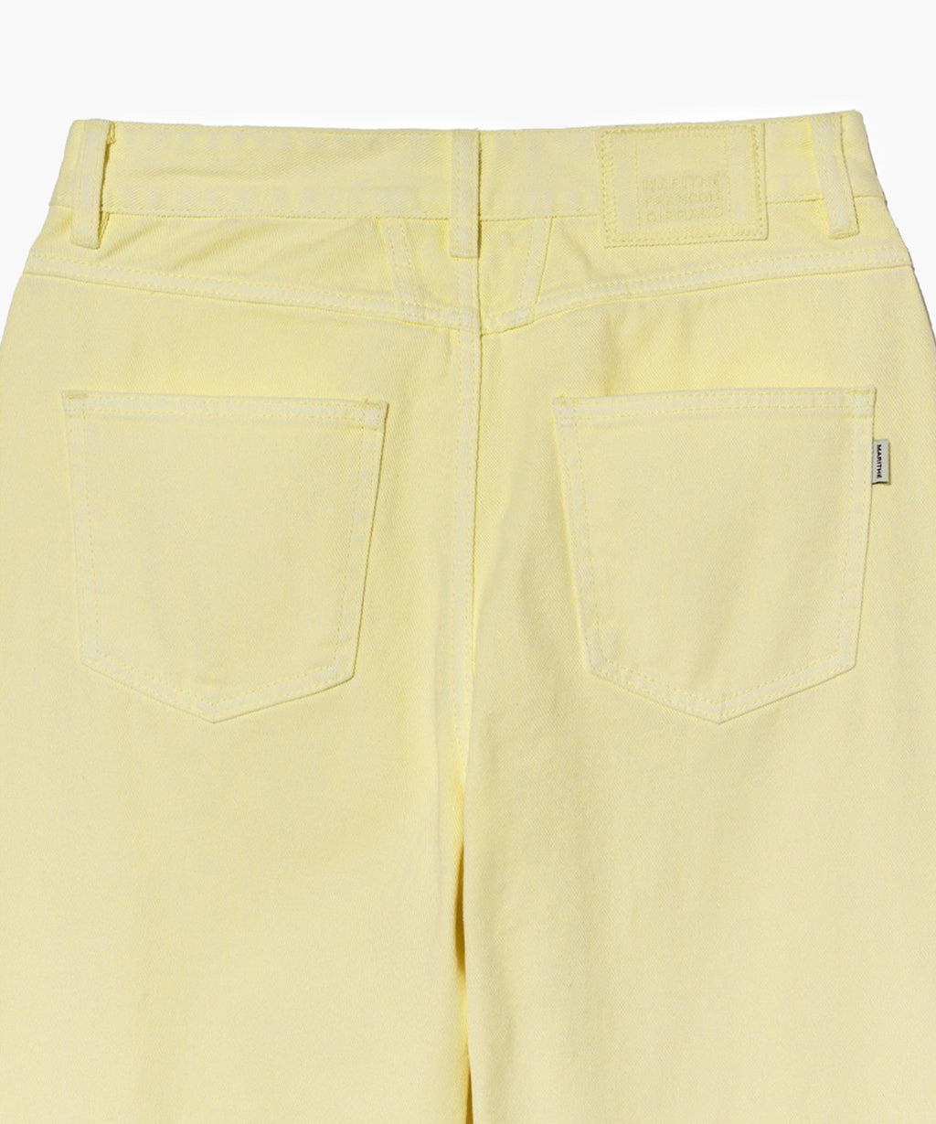 Marithe & Francois Girbaud - Colored Denim Pants (Light Yellow) product image 10 | TRAB K-Fashion Australia