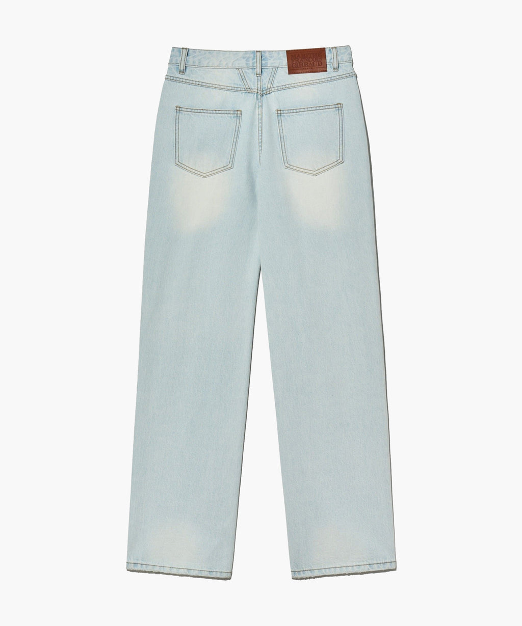 Marithe & Francois Girbaud - Damaged Washing Denim Pants (Light Blue) product image 12 | TRAB K-Fashion Australia