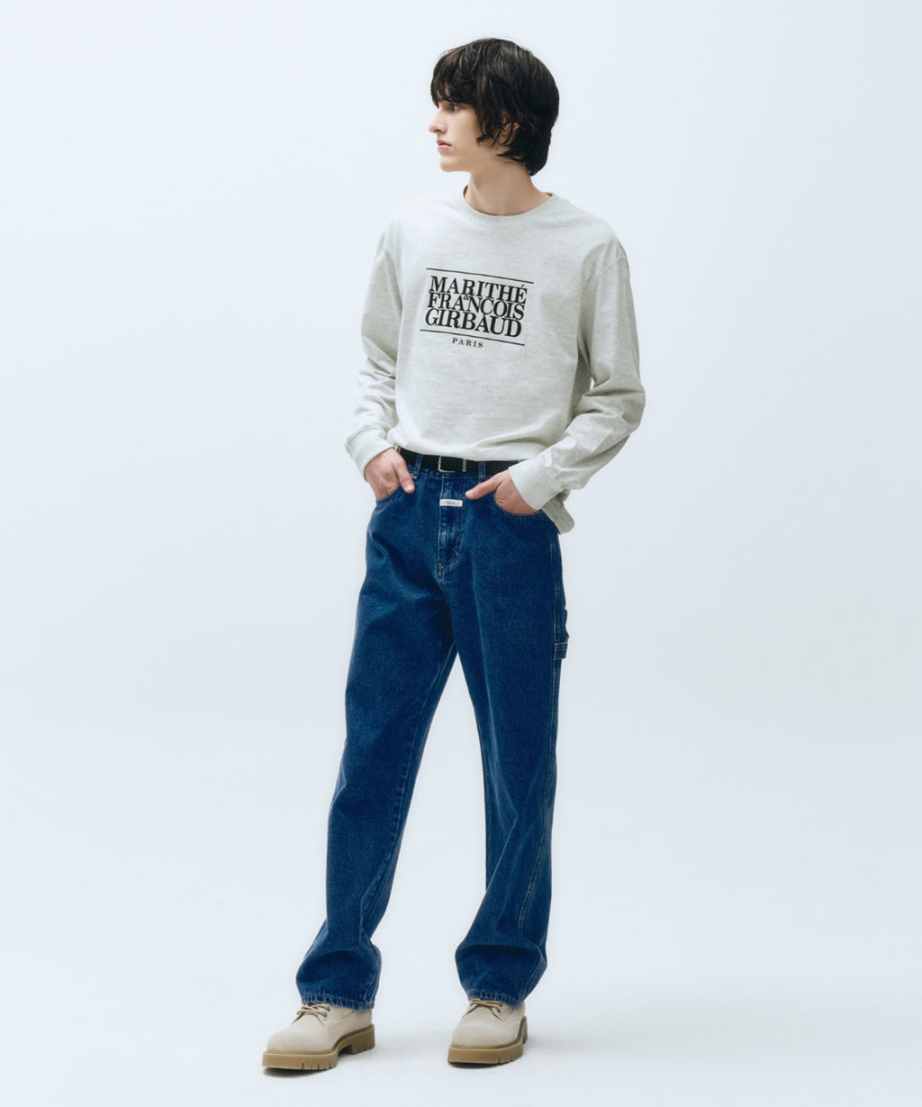 Marithe & Francois Girbaud - Carpenter Denim Pants (Blue) product image 1 | TRAB K-Fashion Australia