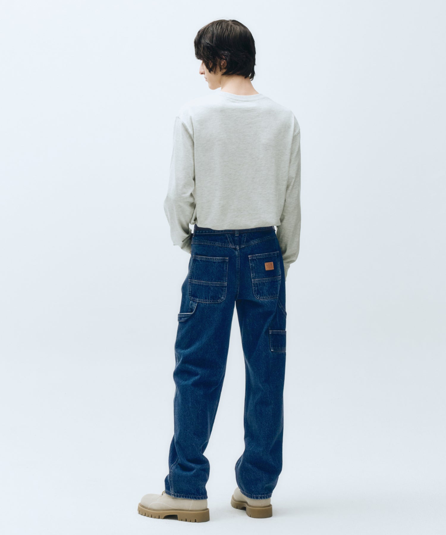 Marithe & Francois Girbaud - Carpenter Denim Pants (Blue) product image 3 | TRAB K-Fashion Australia