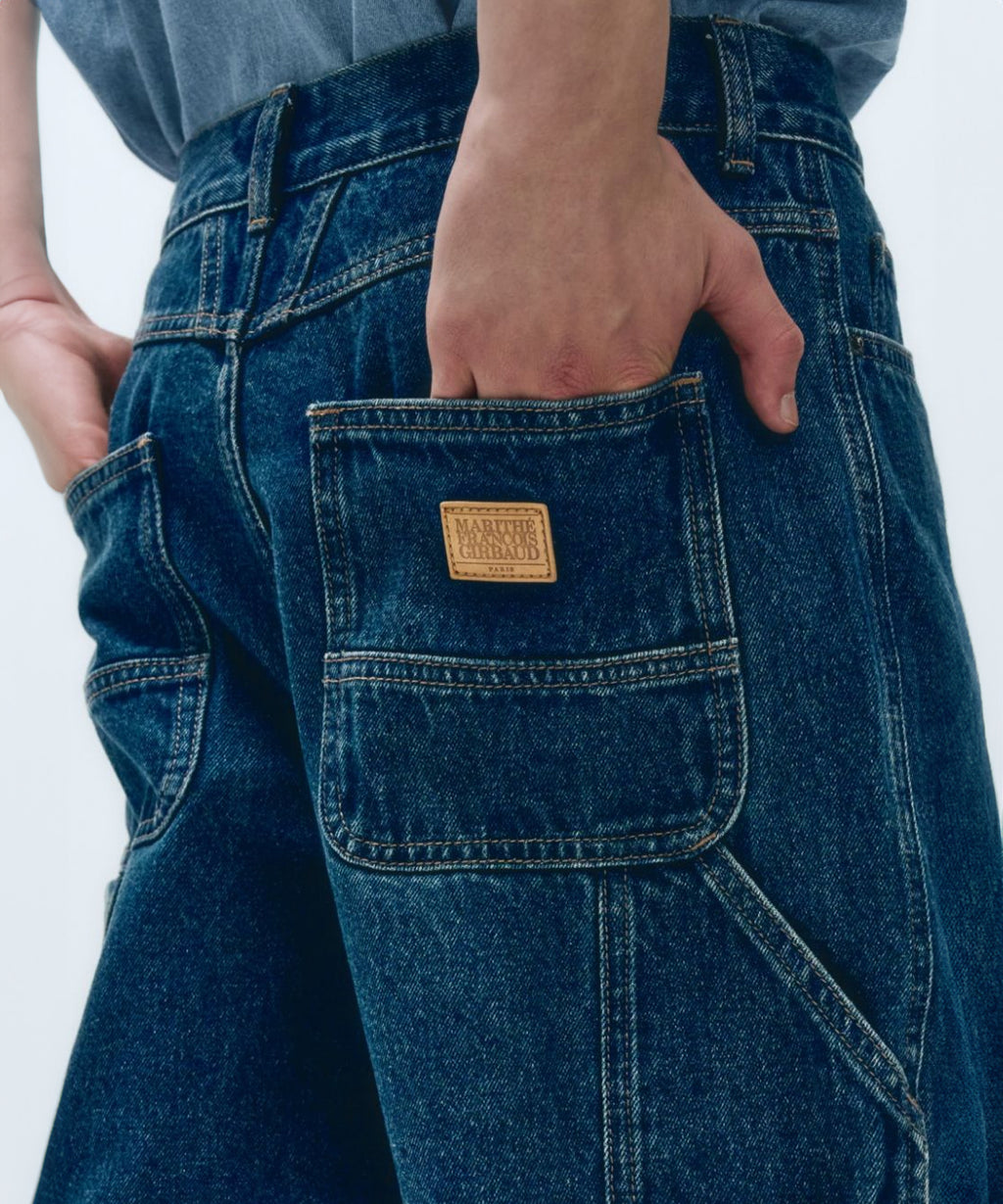 Marithe & Francois Girbaud - Carpenter Denim Pants (Blue) product image 6 | TRAB K-Fashion Australia