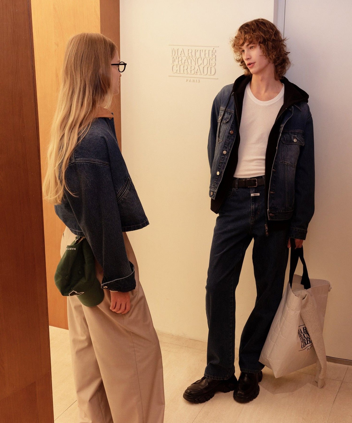 Marithe & Francois Girbaud - Carpenter Denim Pants (Blue) product image 8 | TRAB K-Fashion Australia