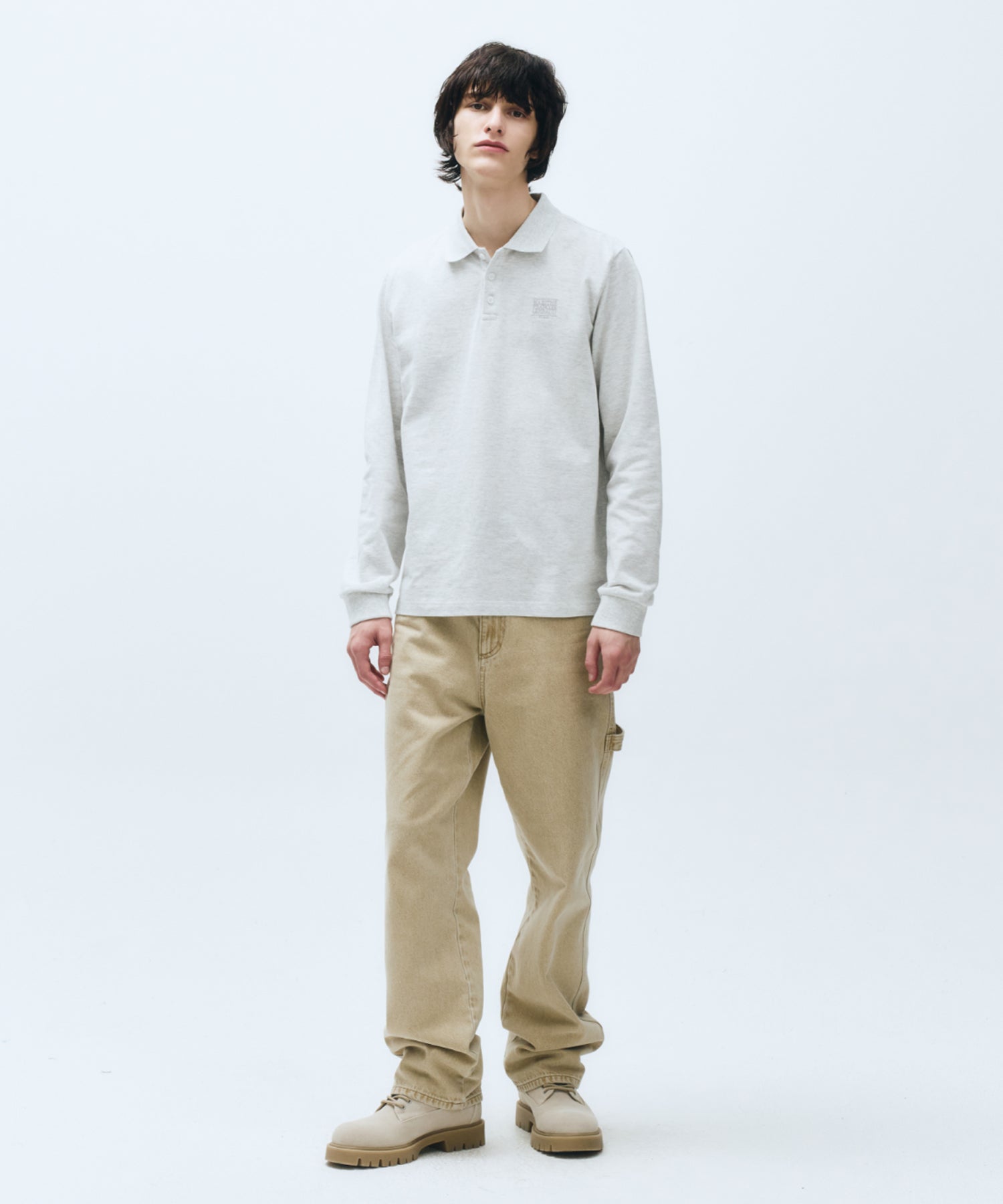 Marithe & Francois Girbaud - Carpenter Denim Pants (Sand) product image 4 | TRAB K-Fashion Australia