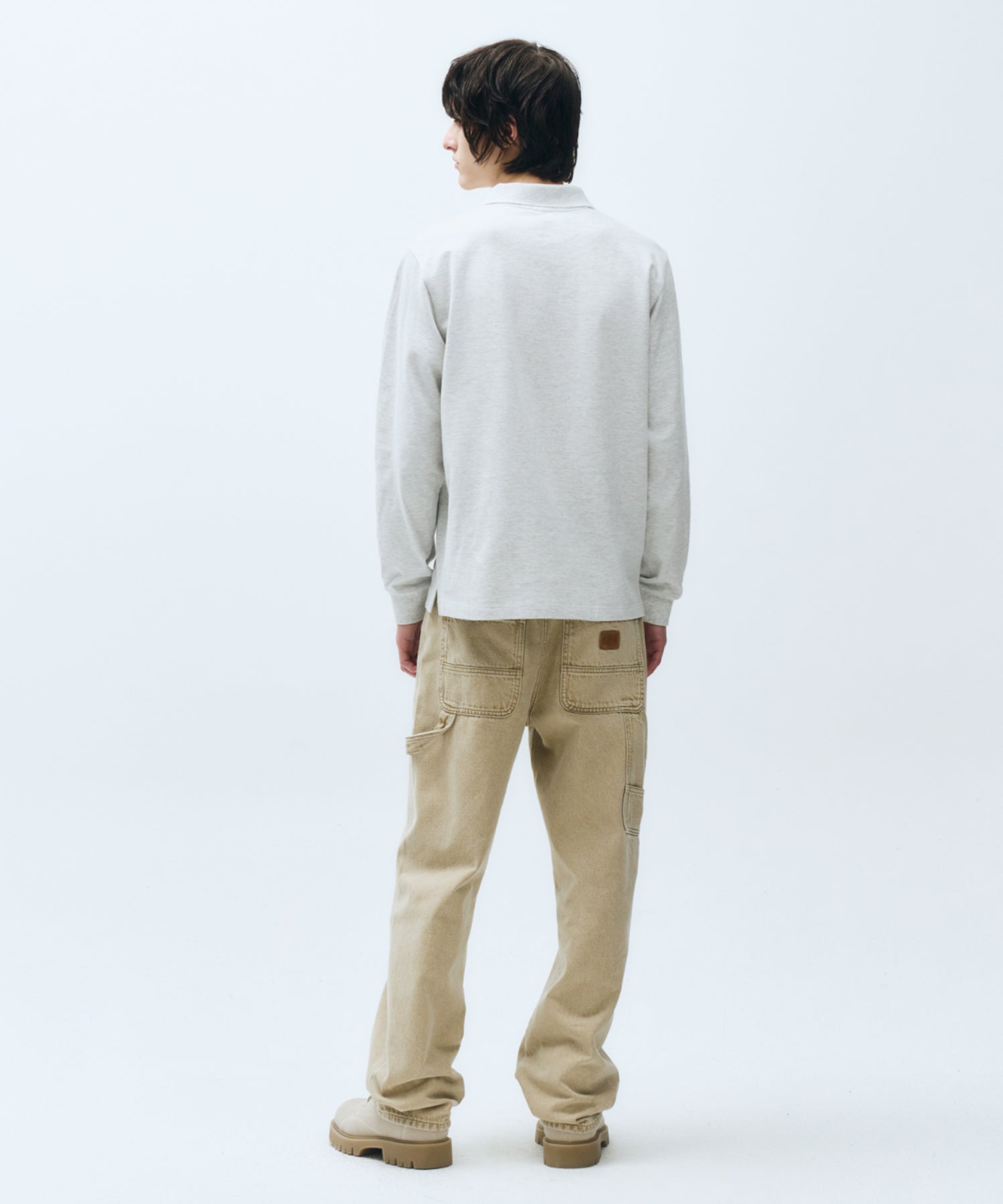 Marithe & Francois Girbaud - Carpenter Denim Pants (Sand) product image 5 | TRAB K-Fashion Australia