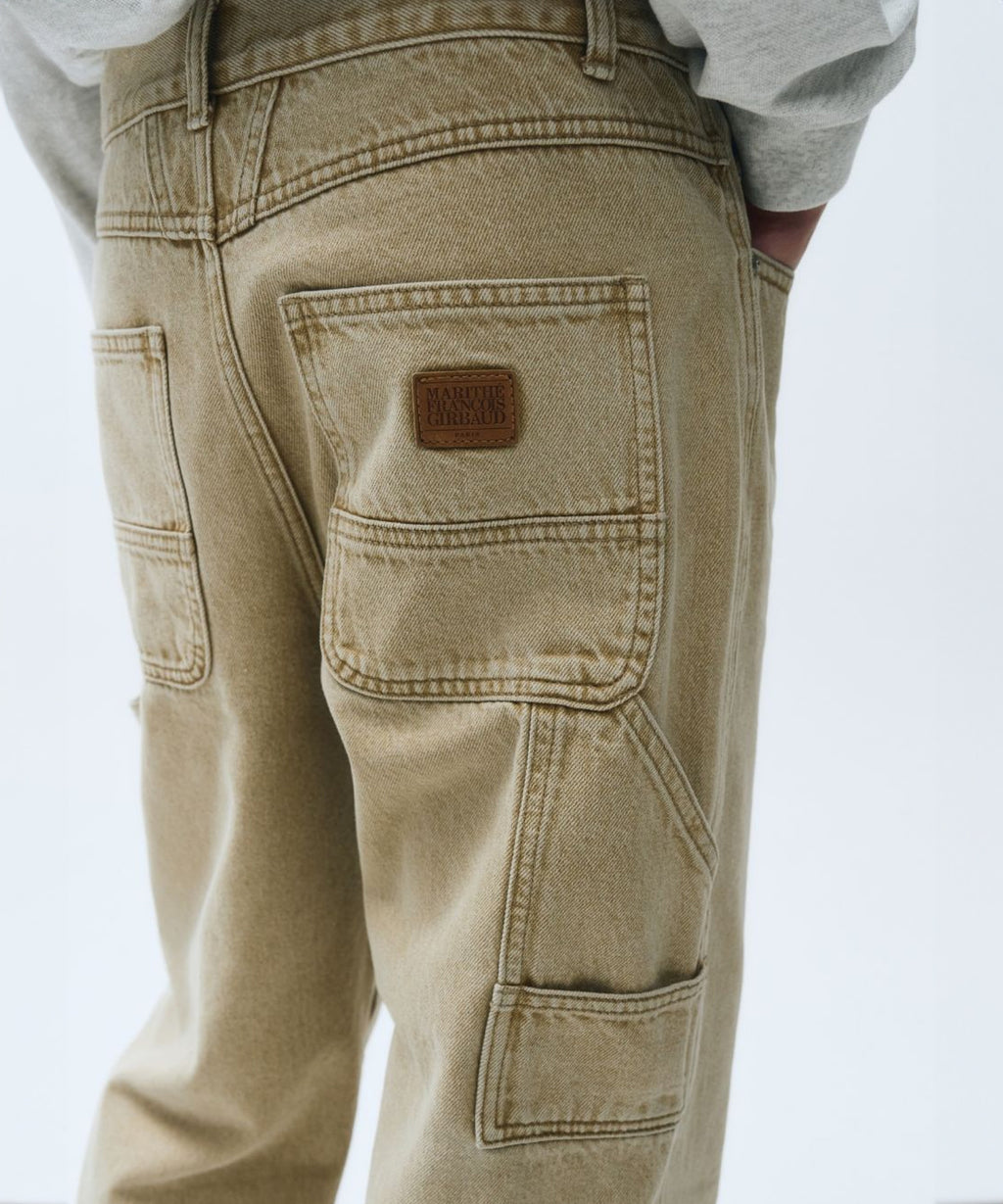 Marithe & Francois Girbaud - Carpenter Denim Pants (Sand) product image 9 | TRAB K-Fashion Australia