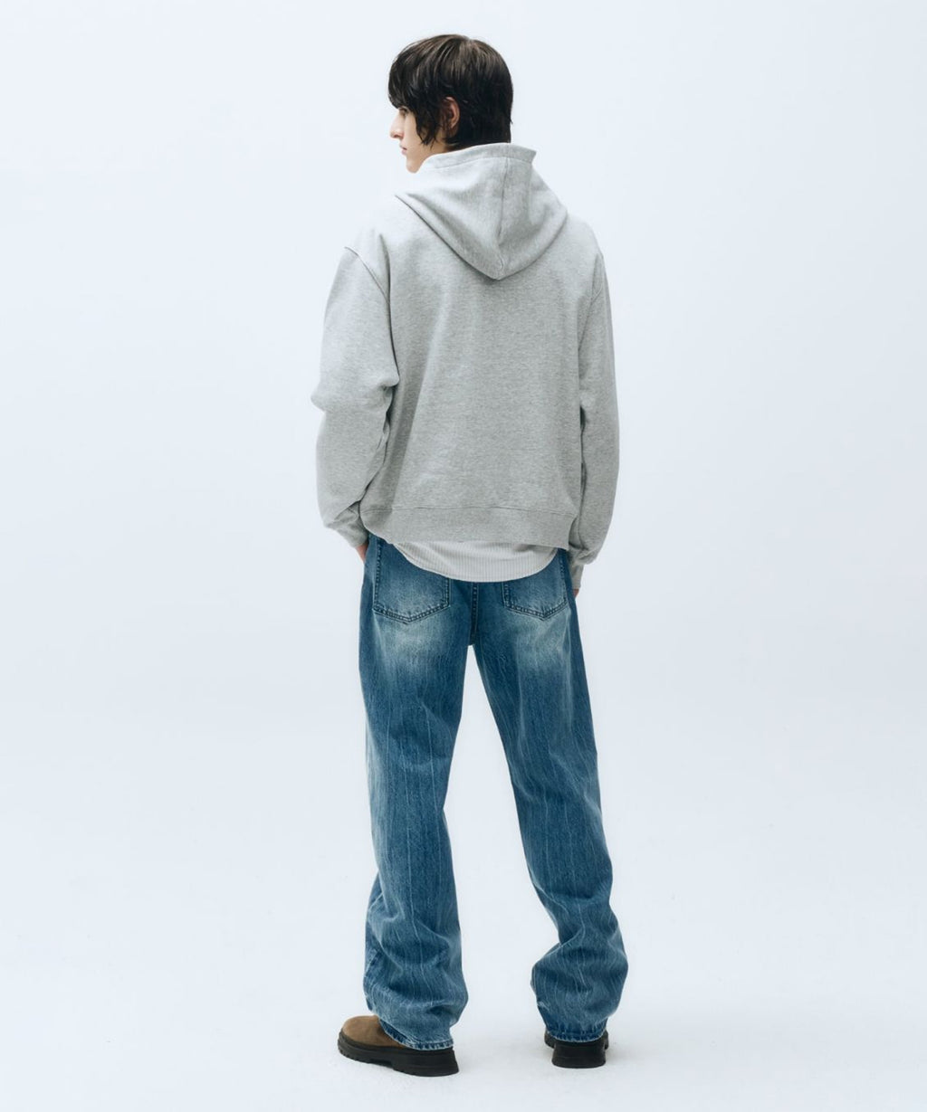 Marithe & Francois Girbaud - Crinkle Washed Denim Pants (Blue) product image 3 | TRAB K-Fashion Australia