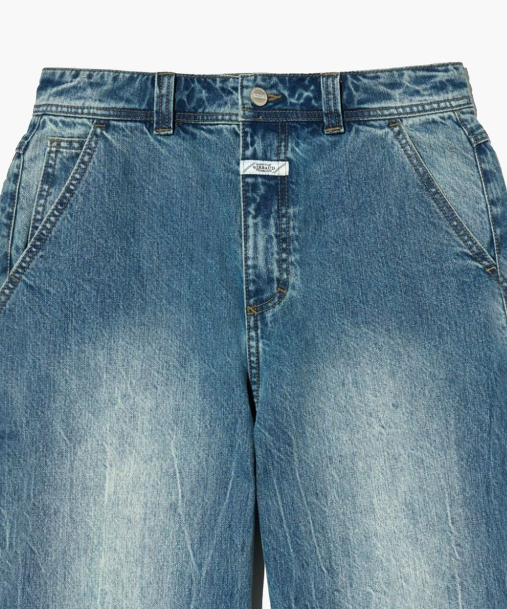 Marithe & Francois Girbaud - Crinkle Washed Denim Pants (Blue) product image 10 | TRAB K-Fashion Australia