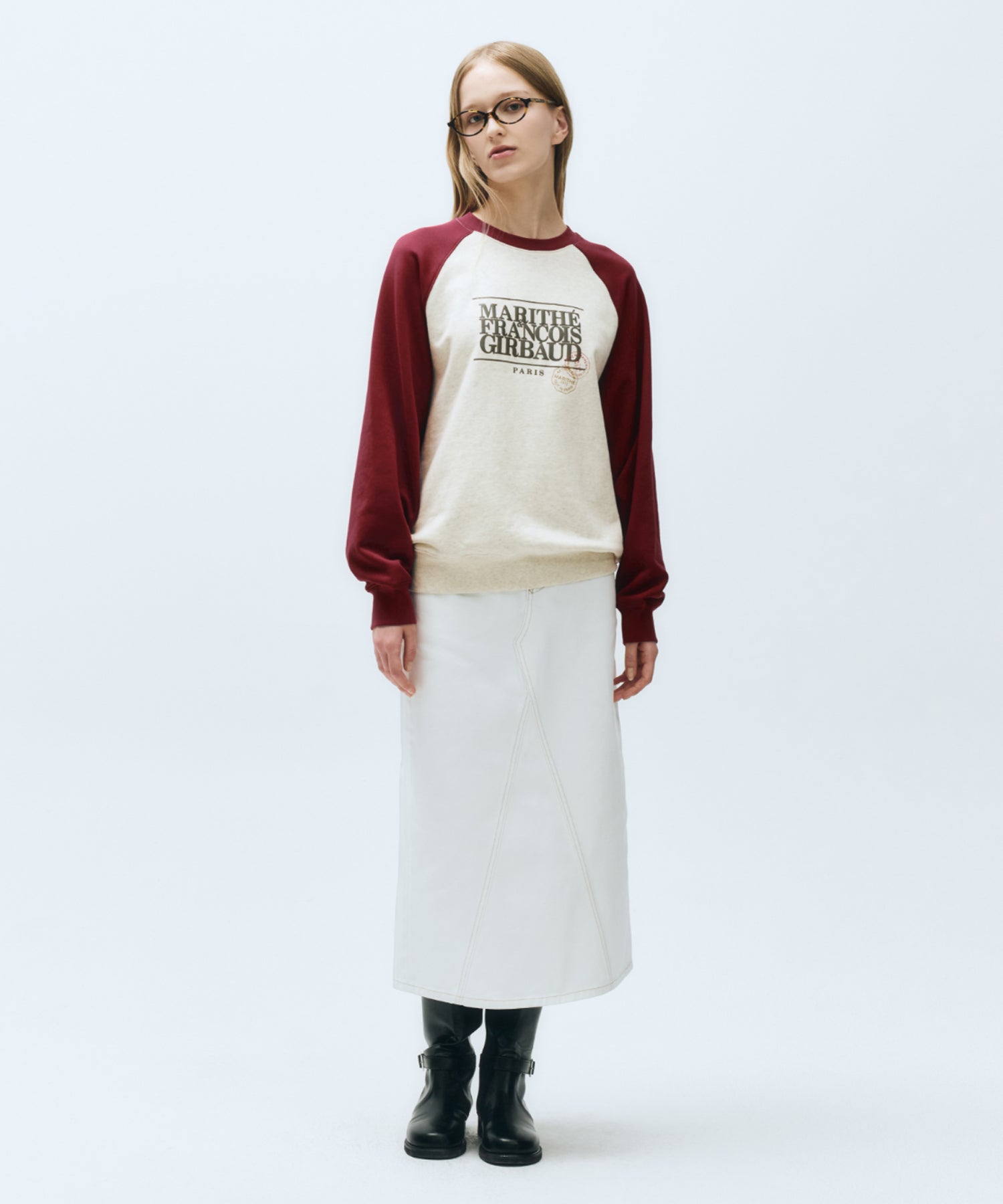 Marithe & Francois Girbaud - Denim Skirt (White) product image 1 | TRAB K-Fashion Australia