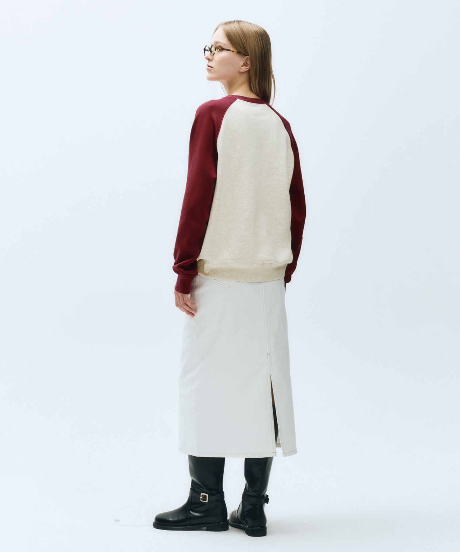 Marithe & Francois Girbaud - Denim Skirt (White) product image 3 | TRAB K-Fashion Australia