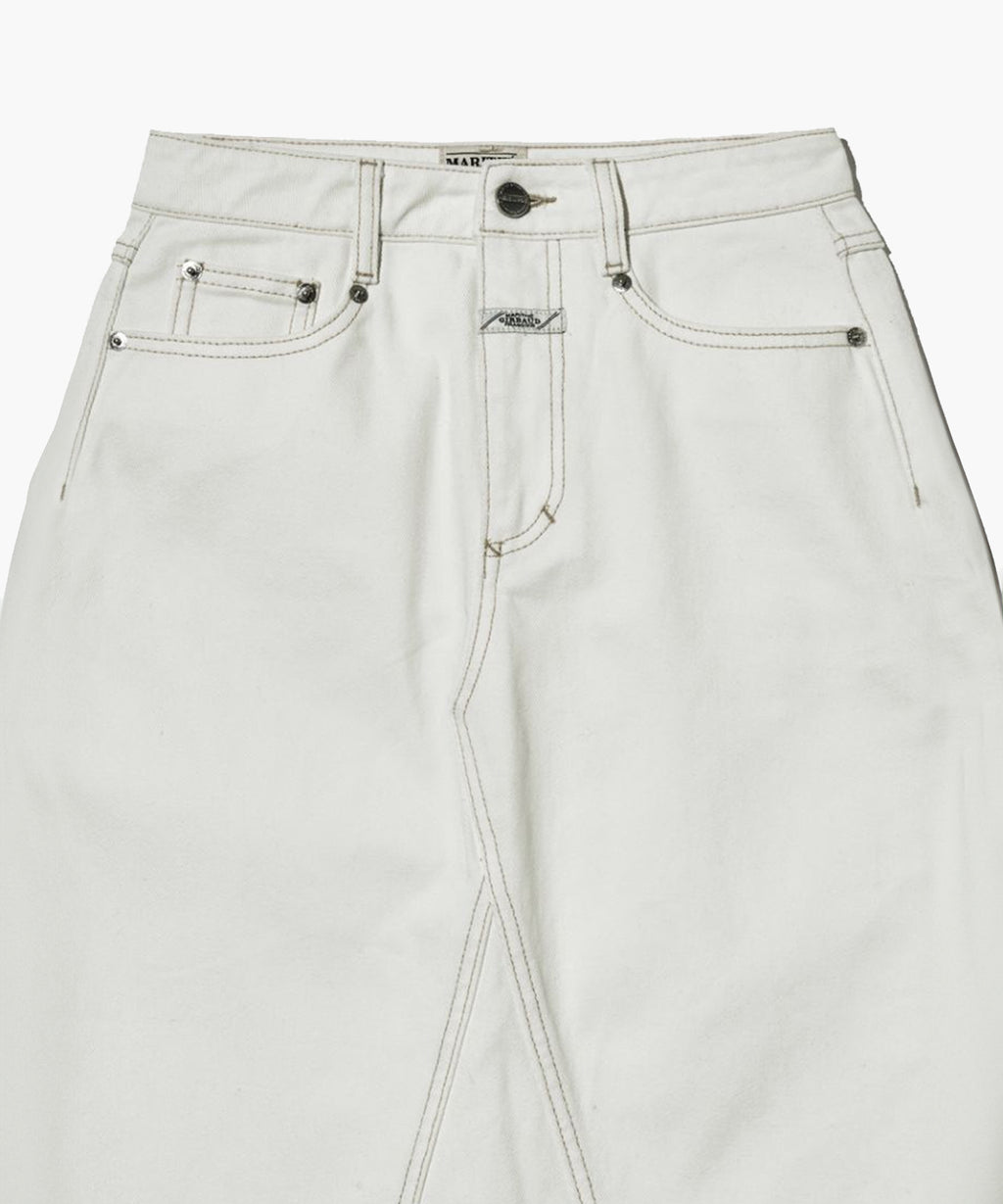 Marithe & Francois Girbaud - Denim Skirt (White) product image 9 | TRAB K-Fashion Australia