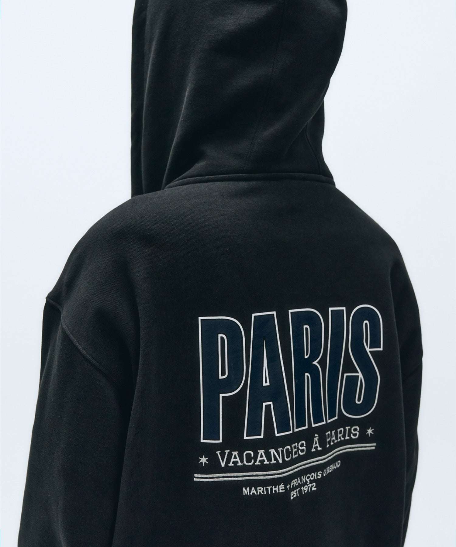 Marithe & Francois Girbaud - Paris Hoodie Zipup (Black) product image 3 | TRAB K-Fashion Australia