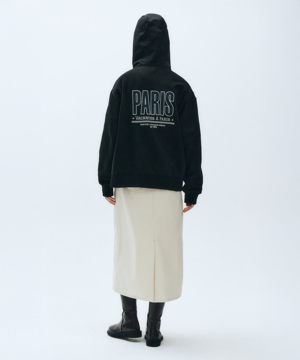 Marithe & Francois Girbaud - Paris Hoodie Zipup (Black) product image 6 | TRAB K-Fashion Australia