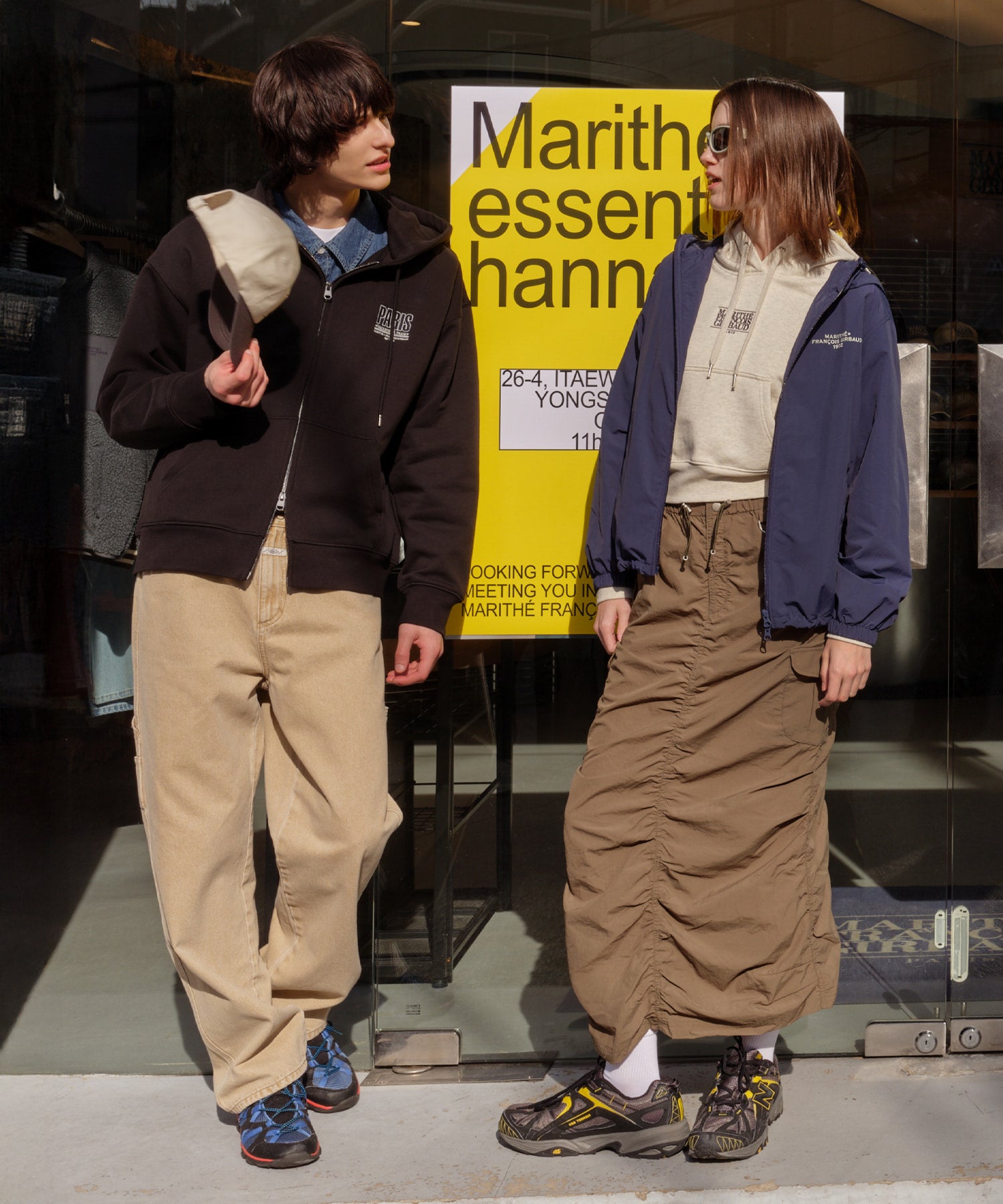 Marithe & Francois Girbaud - Paris Hoodie Zipup (Black) product image 7 | TRAB K-Fashion Australia