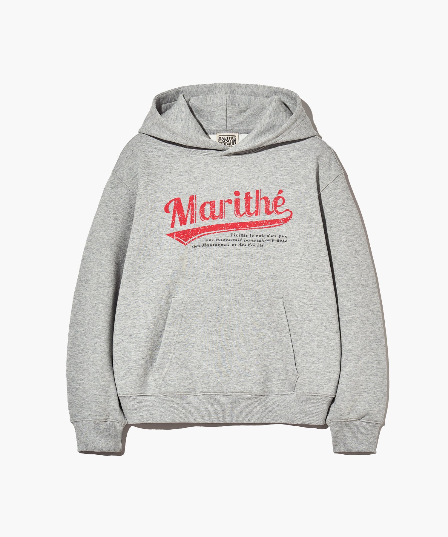 Marithe & Francois Girbaud - Vintage Baseball Hoodie (Heather Gray) product image 12 | TRAB K-Fashion Australia