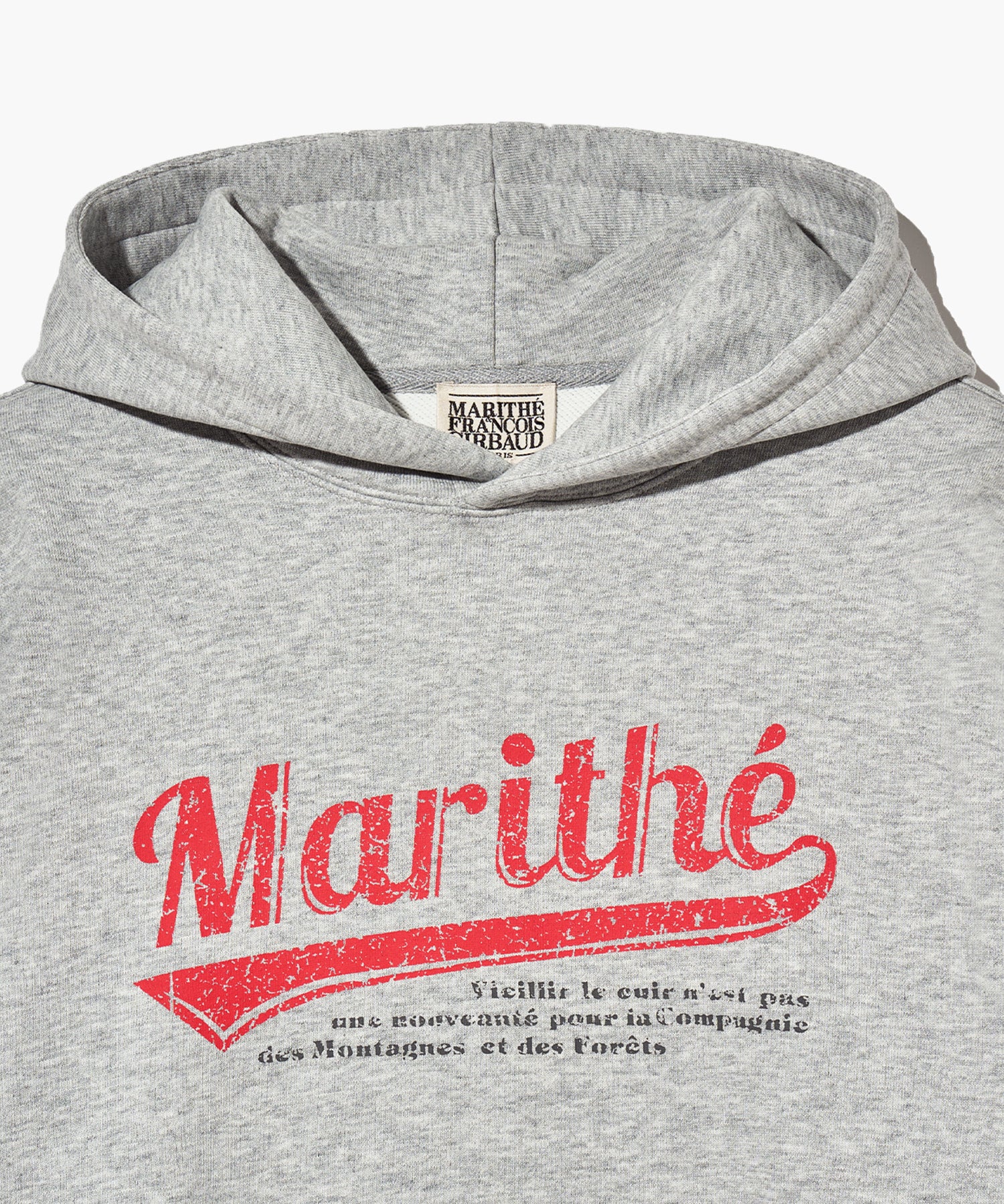 Marithe & Francois Girbaud - Vintage Baseball Hoodie (Heather Gray) product image 14 | TRAB K-Fashion Australia