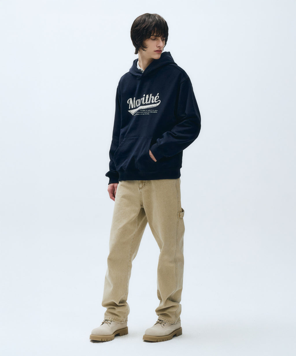 Marithe & Francois Girbaud - Vintage Baseball Hoodie (Navy) product image 5 | TRAB K-Fashion Australia