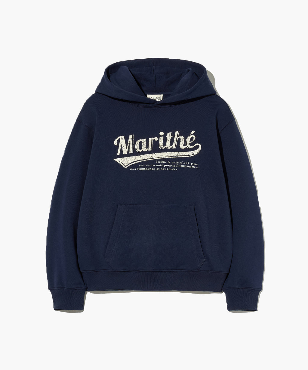 Marithe & Francois Girbaud - Vintage Baseball Hoodie (Navy) product image 7 | TRAB K-Fashion Australia