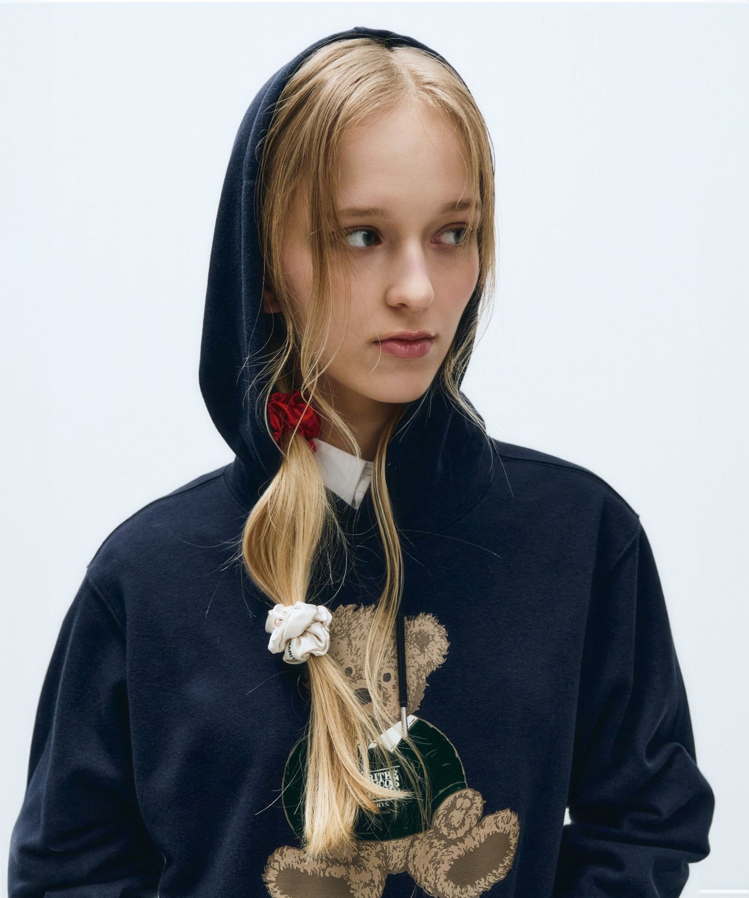 Marithe & Francois Girbaud - Doodle Bear Hoodie (Navy) product image 5 | TRAB K-Fashion Australia