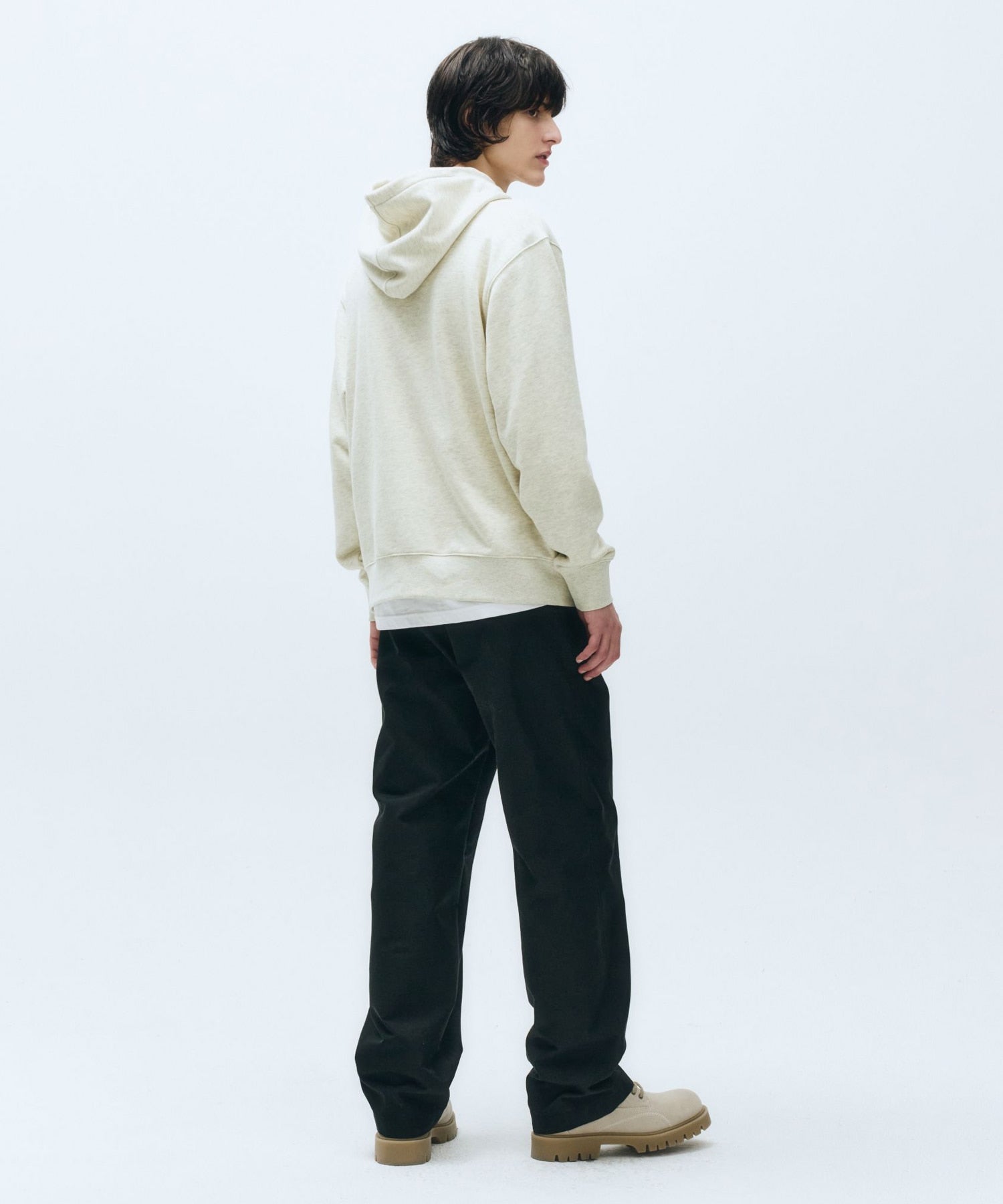 Marithe & Francois Girbaud - Doodle Bear Hoodie (Oatmeal) product image 4 | TRAB K-Fashion Australia