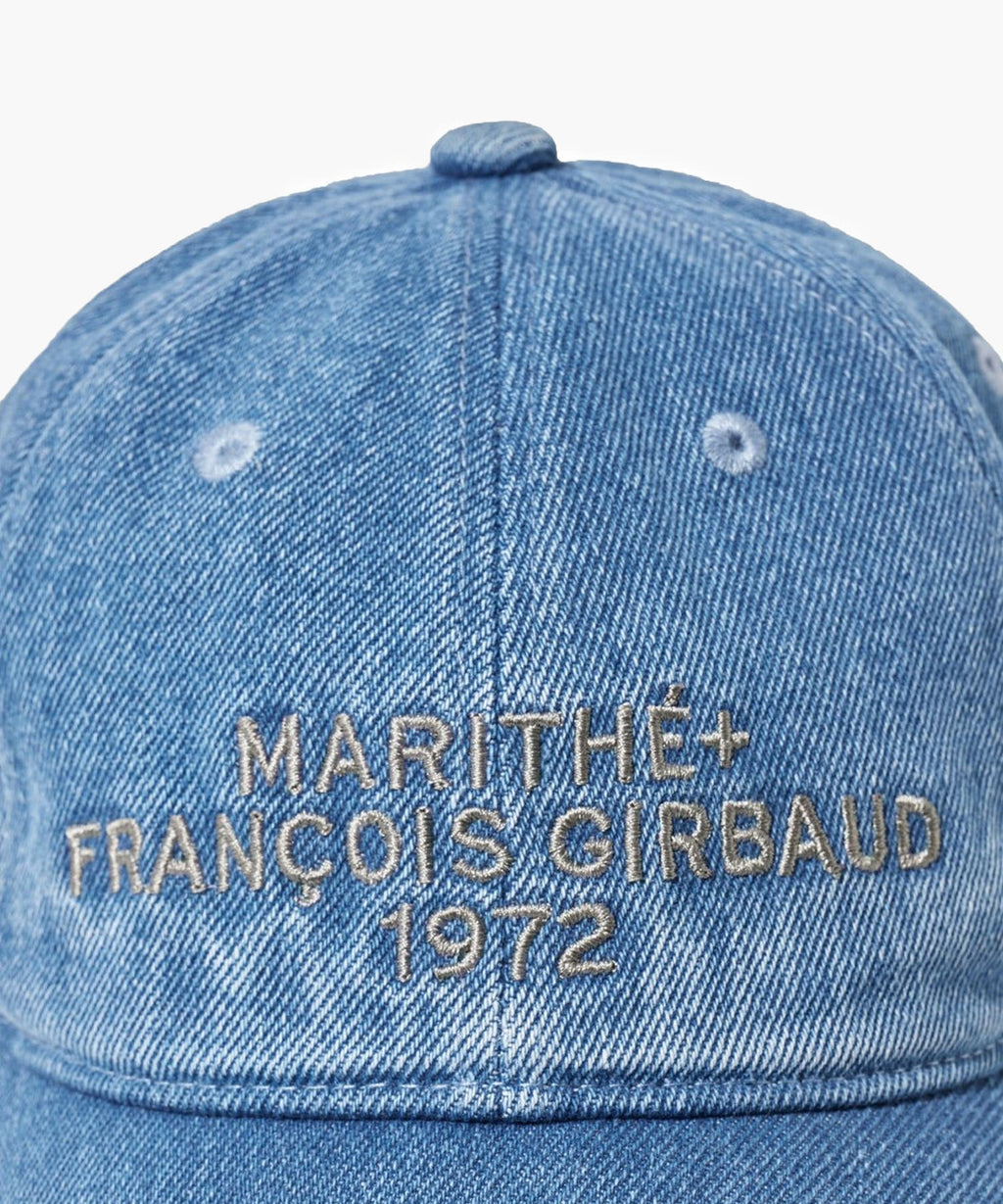 Marithe & Francois Girbaud - Lettering Logo Ball Cap (Blue) product image 3 | TRAB K-Fashion Australia