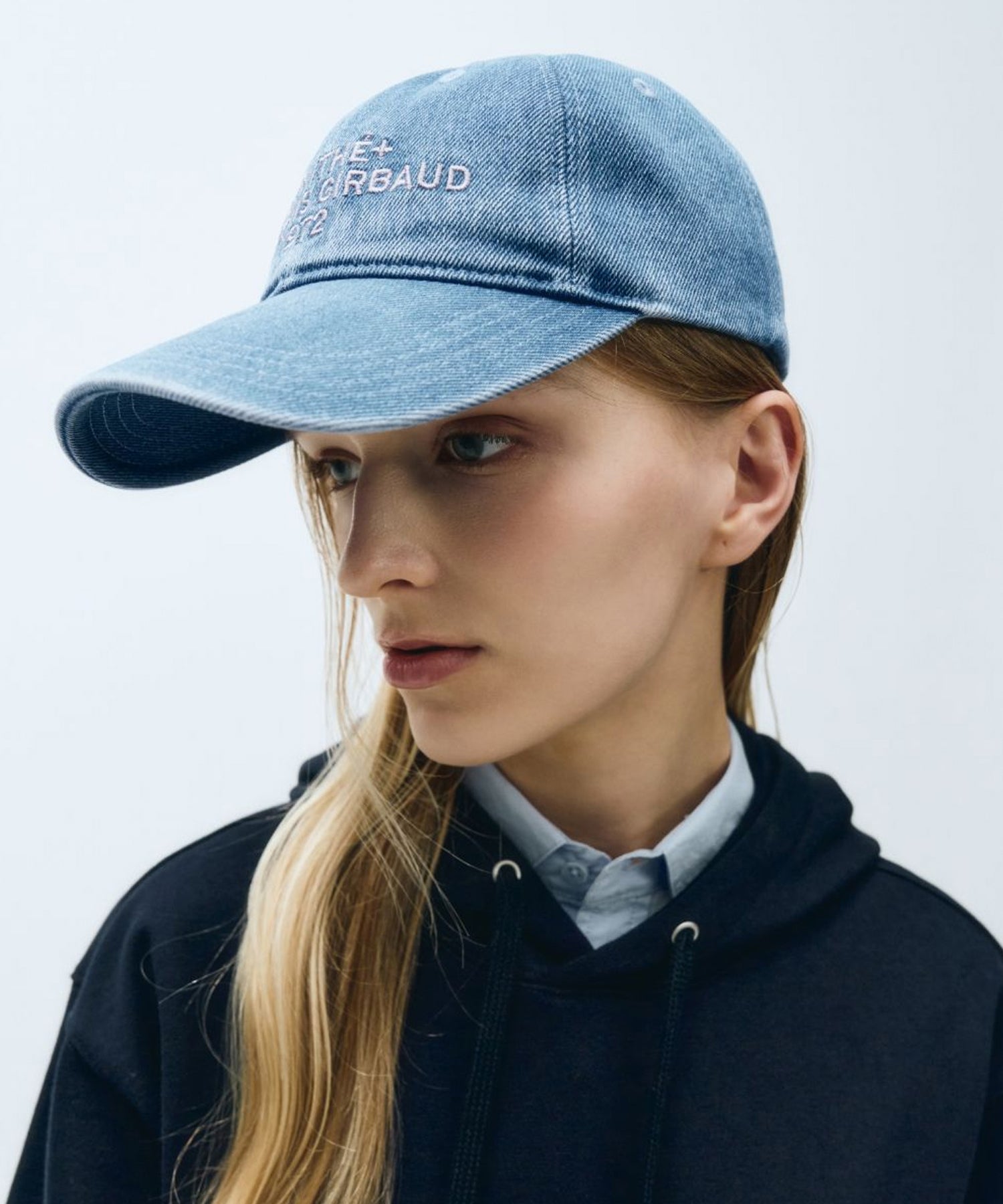 Marithe & Francois Girbaud - Lettering Logo Ball Cap (Blue) product image 6 | TRAB K-Fashion Australia