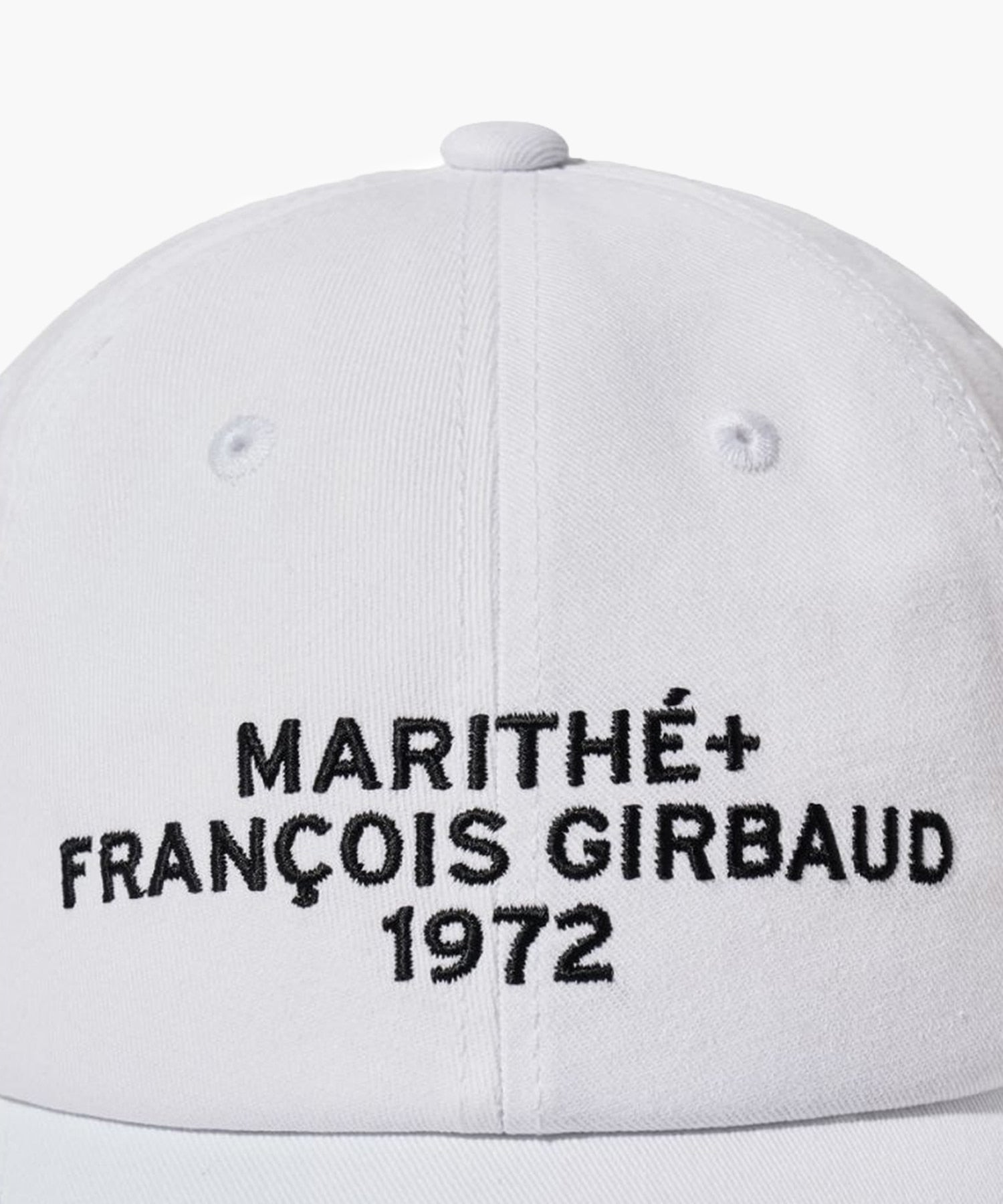 Marithe & Francois Girbaud - Lettering Logo Ball Cap (Off White) product image 3 | TRAB K-Fashion Australia