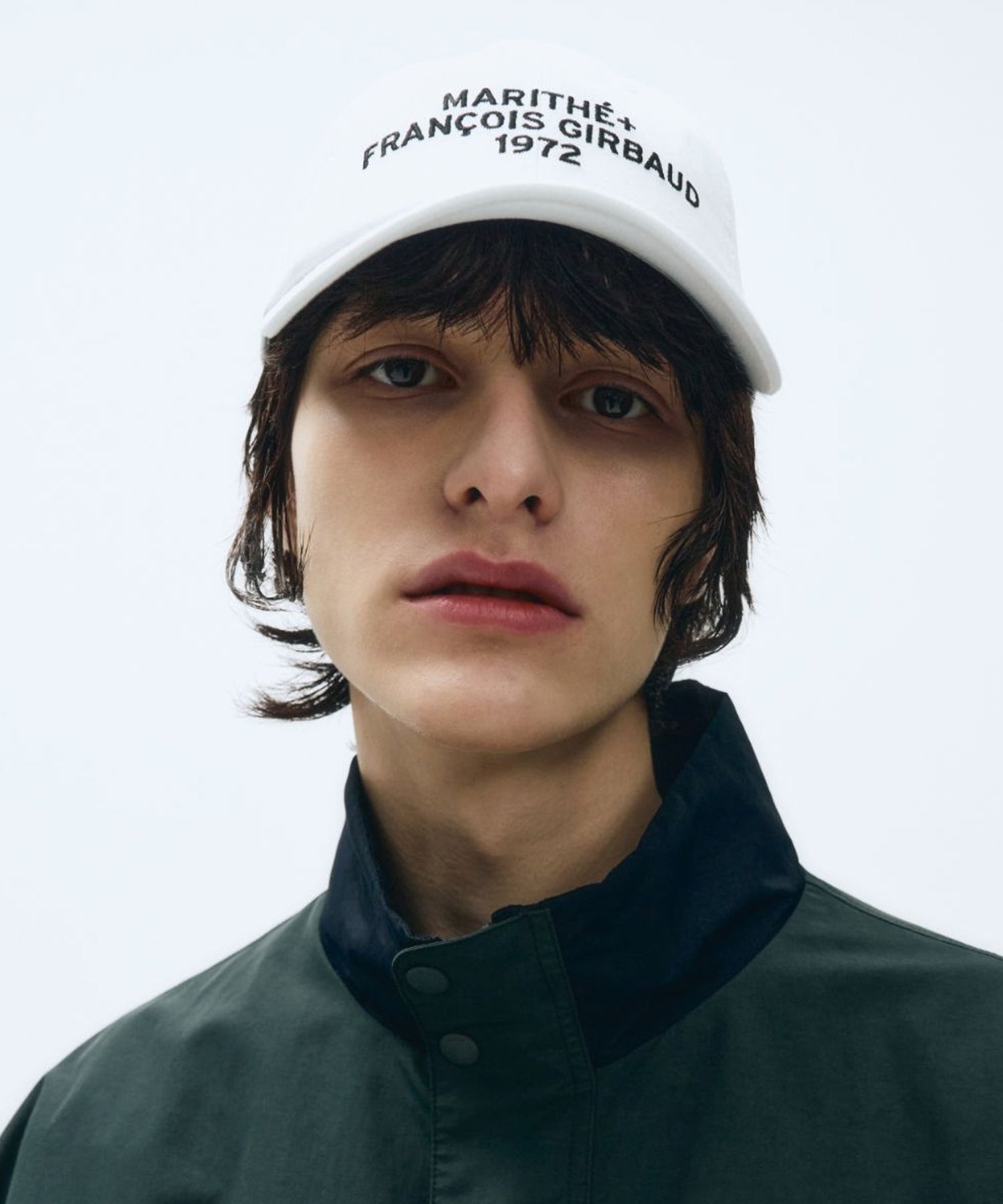 Marithe & Francois Girbaud - Lettering Logo Ball Cap (Off White) product image 5 | TRAB K-Fashion Australia