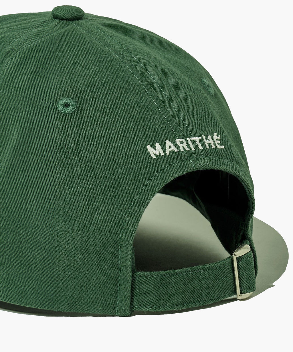 Marithe & Francois Girbaud - Logo Applique Cap (Green) product image 4 | TRAB K-Fashion Australia
