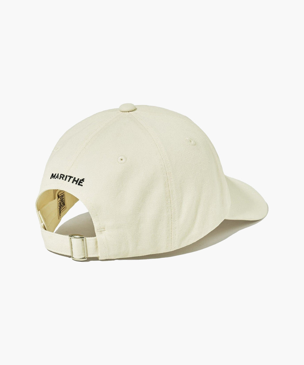 Marithe & Francois Girbaud - Logo Applique Cap (Ivory) product image 2 | TRAB K-Fashion Australia